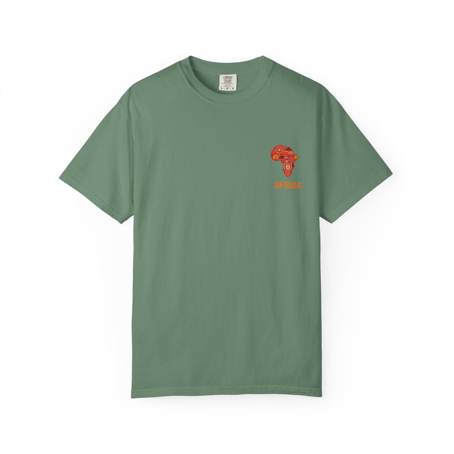 Exploration Themed T-Shirt, Adventure Shirt, Africa Graphic Tee, Travel Compass Top, Nature Lover Gift, Unisex Casual Wear