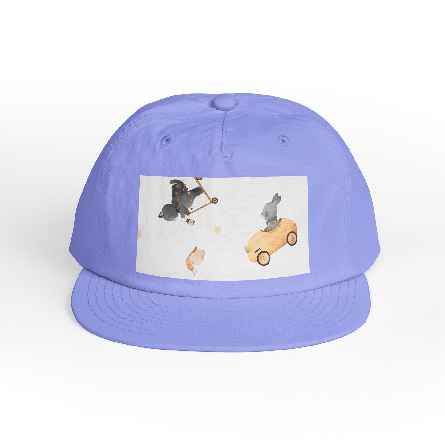 Playful Surf Cap for Fun-loving Adventurers, Beach Accessories, Casual Summer Style, Gift for Surfers and Animal Lovers, Trendy Headgear