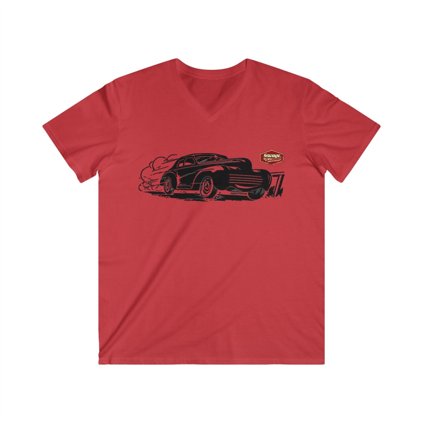 Copy of Vintage Garage V-Neck Tee, Auto Repair Shirt, Car Enthusiast Top, Father's Day Gift, Mechanic Tee