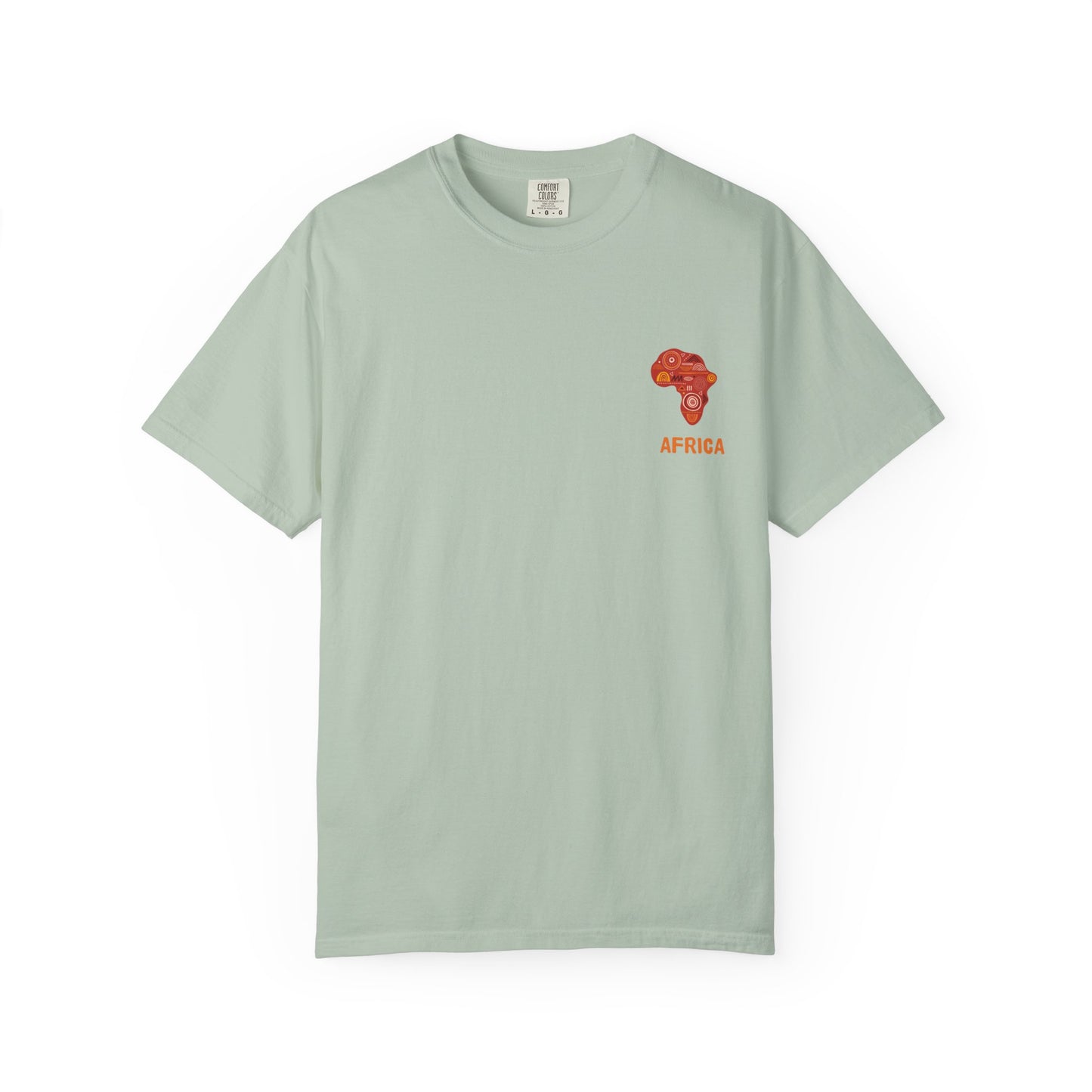 Exploration Themed T-Shirt, Adventure Shirt, Africa Graphic Tee, Travel Compass Top, Nature Lover Gift, Unisex Casual Wear