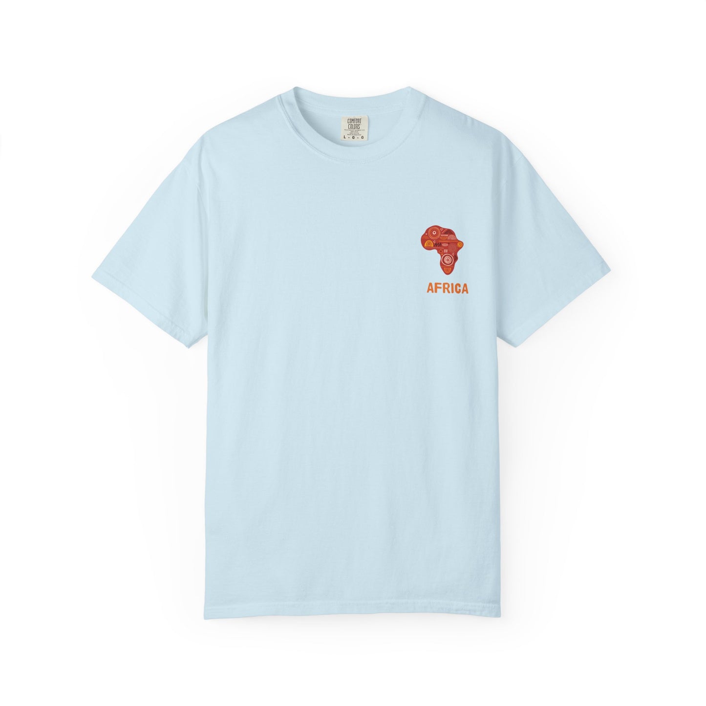 Exploration Themed T-Shirt, Adventure Shirt, Africa Graphic Tee, Travel Compass Top, Nature Lover Gift, Unisex Casual Wear