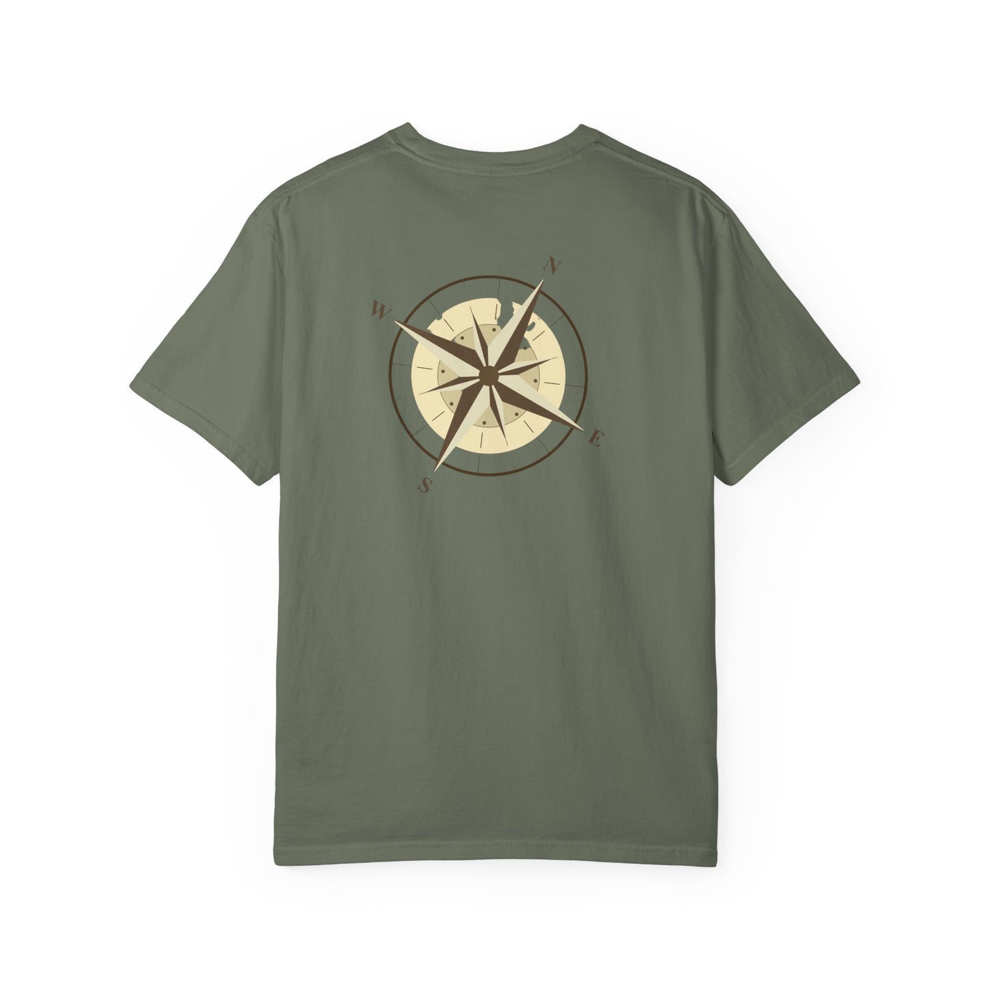 Exploration Themed T-Shirt, Adventure Shirt, Africa Graphic Tee, Travel Compass Top, Nature Lover Gift, Unisex Casual Wear