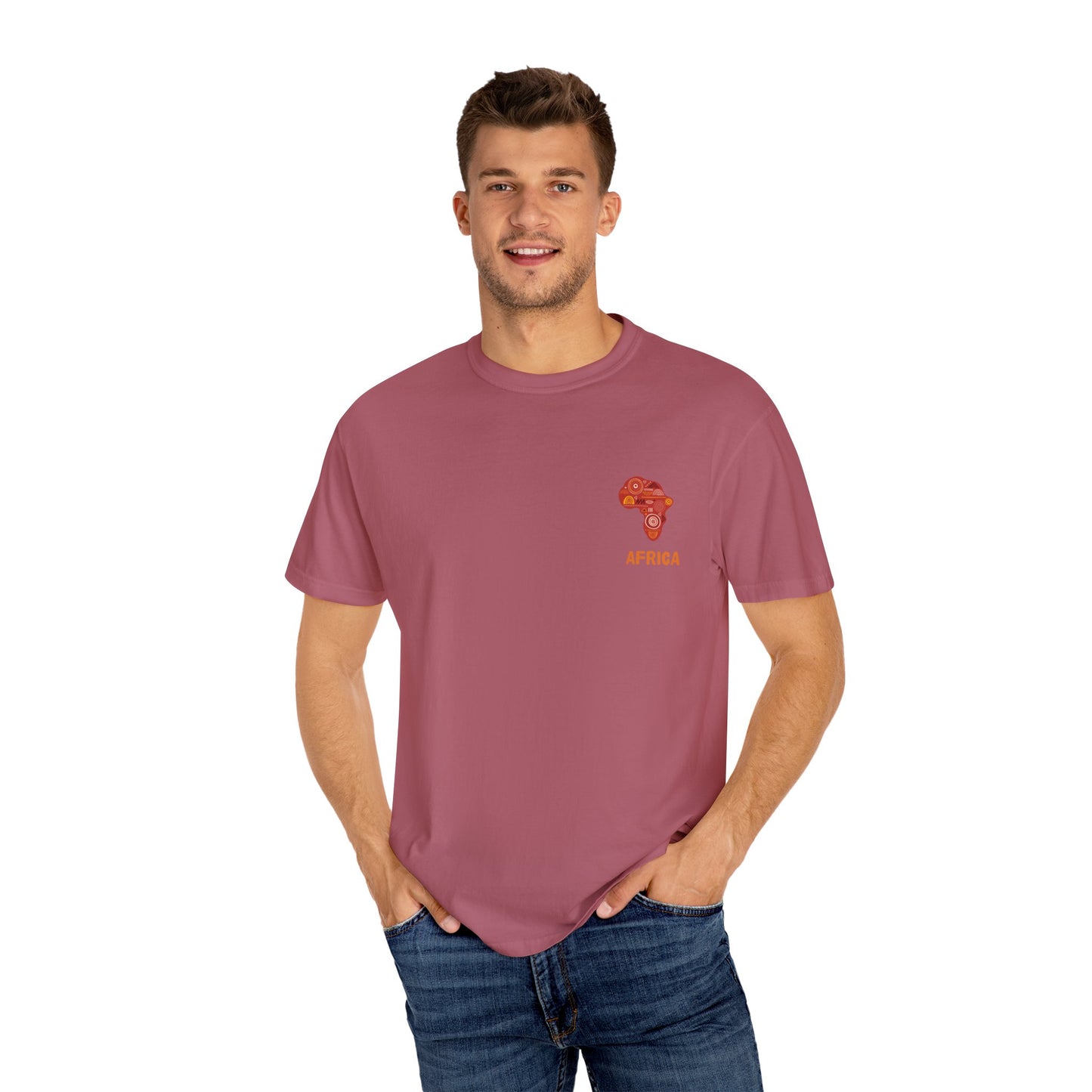 Exploration Themed T-Shirt, Adventure Shirt, Africa Graphic Tee, Travel Compass Top, Nature Lover Gift, Unisex Casual Wear