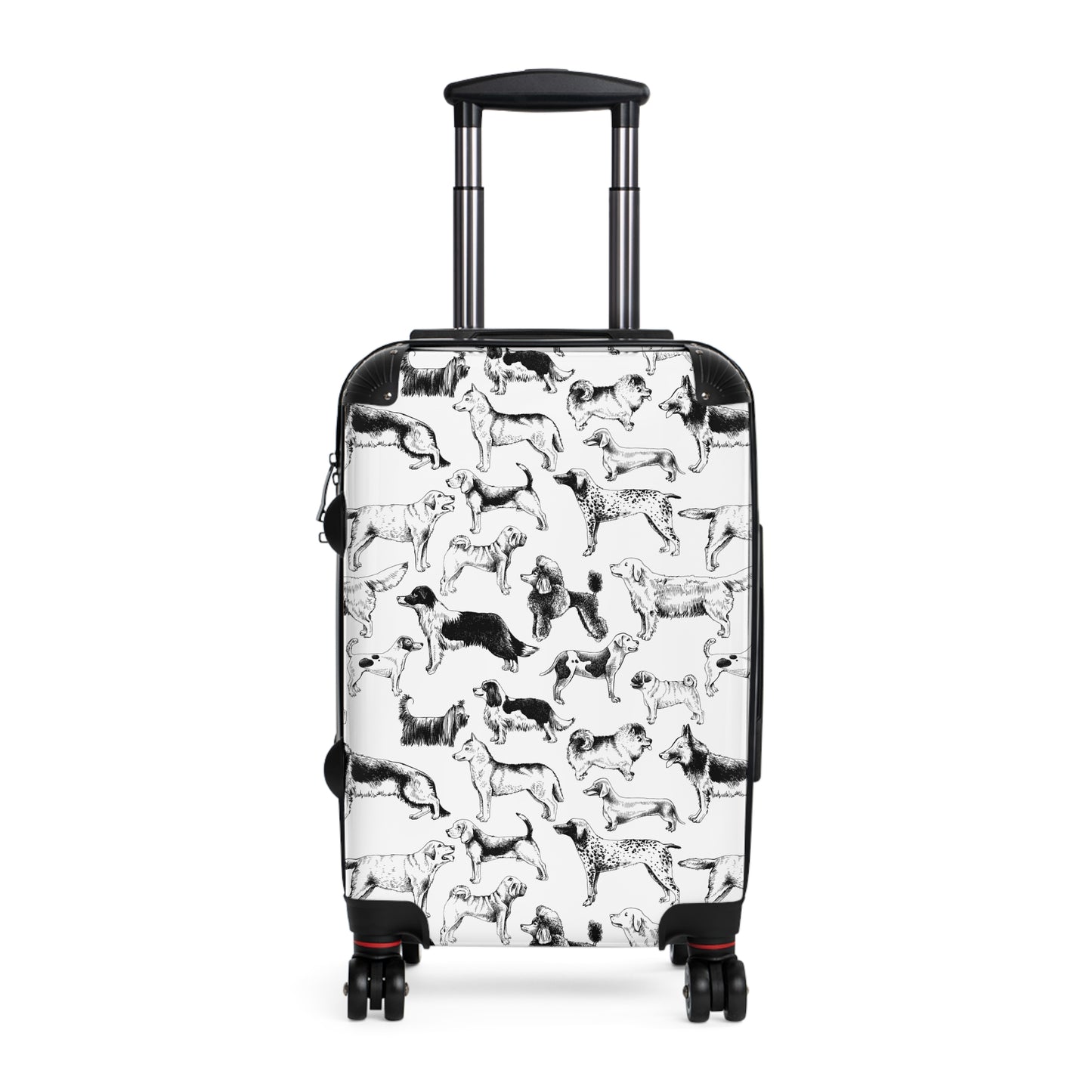 Stylish Dog Pattern Suitcase | Travel Bag, Pet Lover Gift, Luggage for Dog Owners, Unique Dog Travel Gear, Vacation Essentials