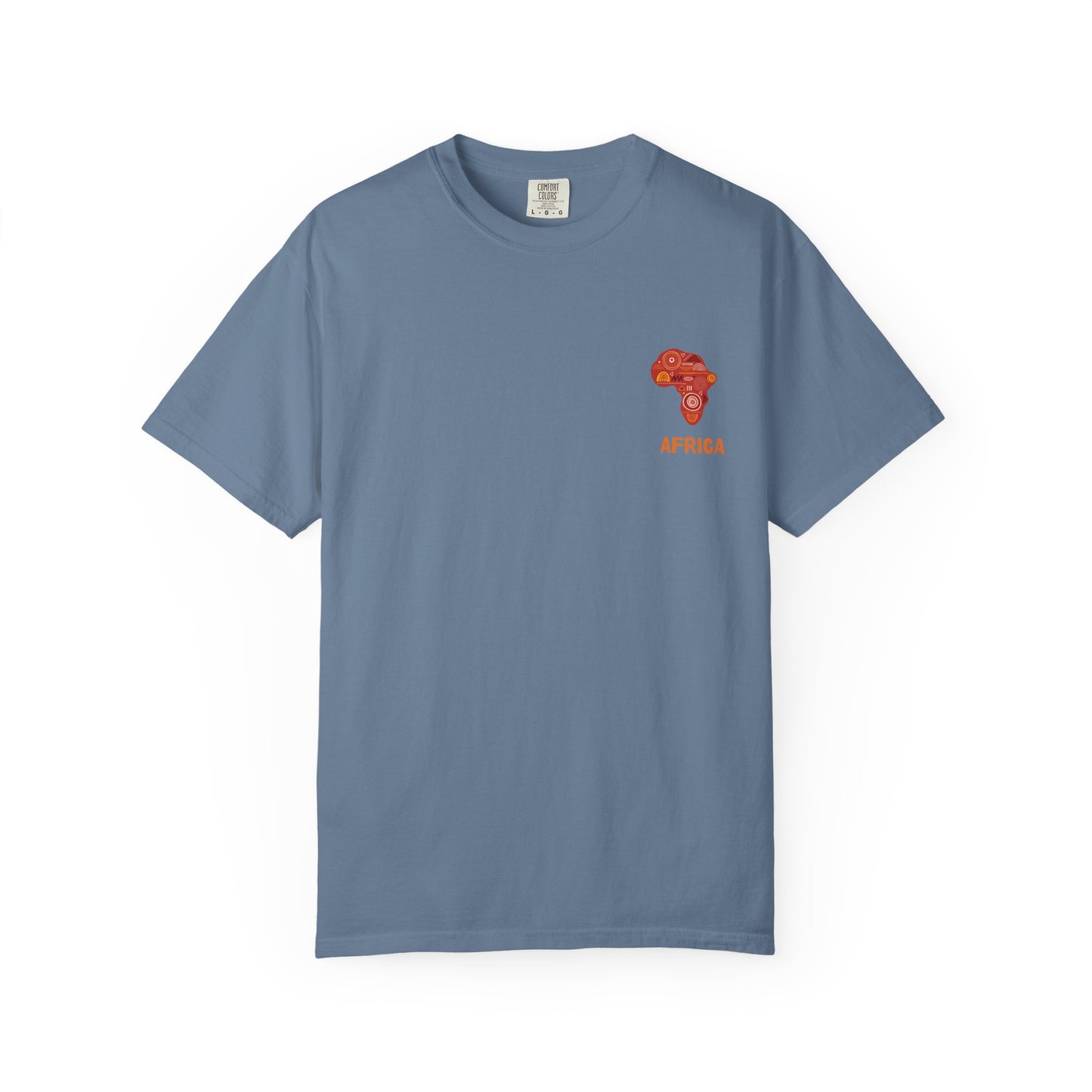 Exploration Themed T-Shirt, Adventure Shirt, Africa Graphic Tee, Travel Compass Top, Nature Lover Gift, Unisex Casual Wear