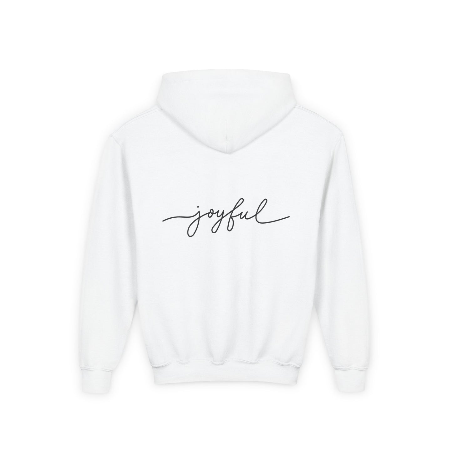 Joyful Giraffe Youth Hoodie - Cute Animal Clothing, Perfect Gift for Kids, Birthday, Everyday Wear, Animal Lover Apparel