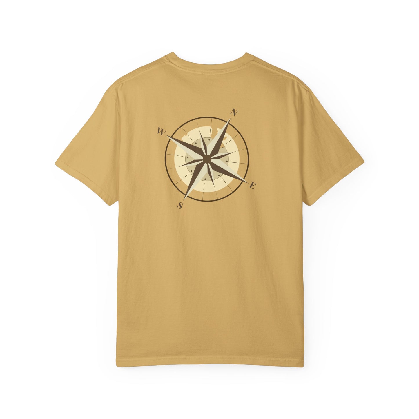 Exploration Themed T-Shirt, Adventure Shirt, Africa Graphic Tee, Travel Compass Top, Nature Lover Gift, Unisex Casual Wear