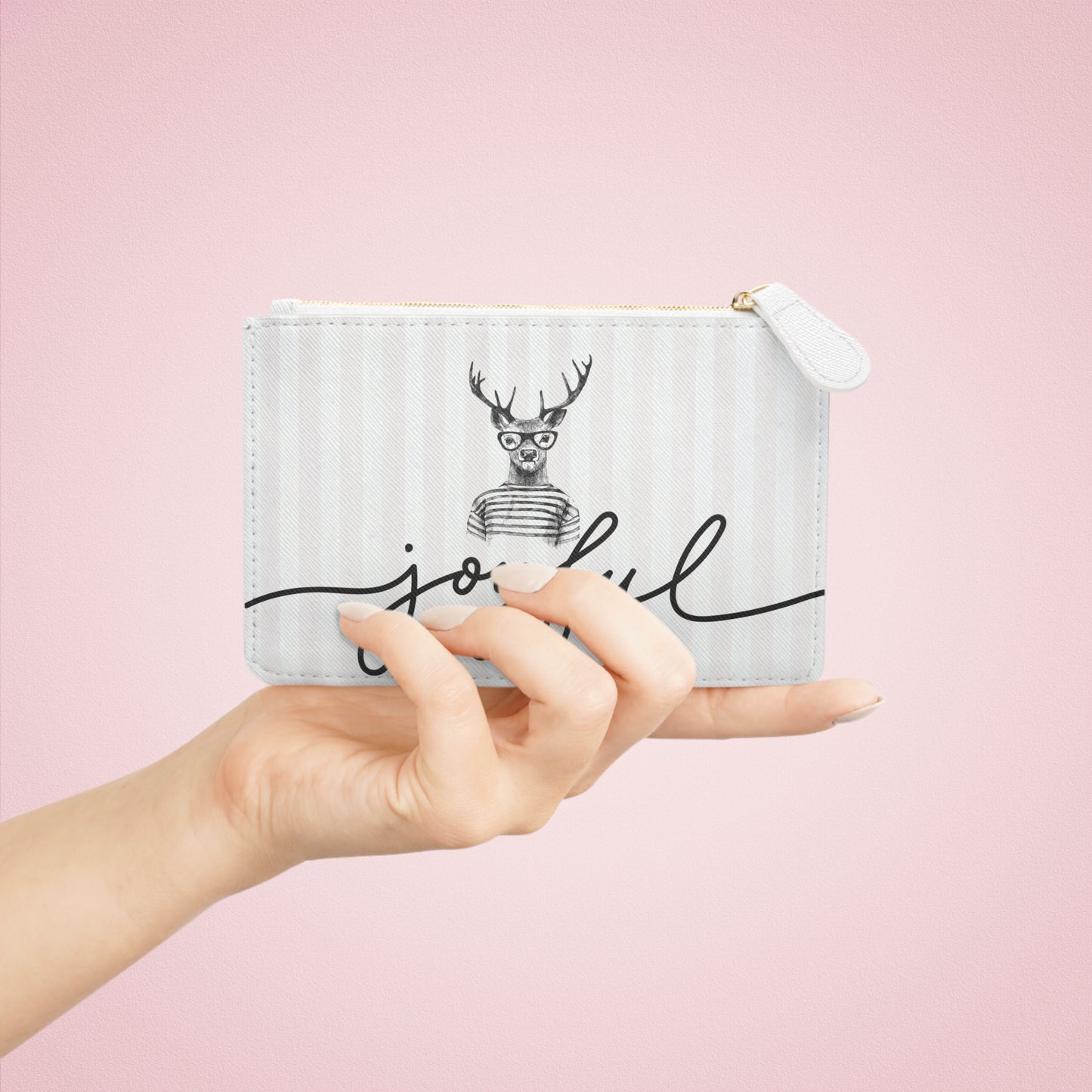 Joyful Mini Clutch Bag for Everyday Use, Perfect for Gift-Giving, Travel Accessory, Stylish Purse