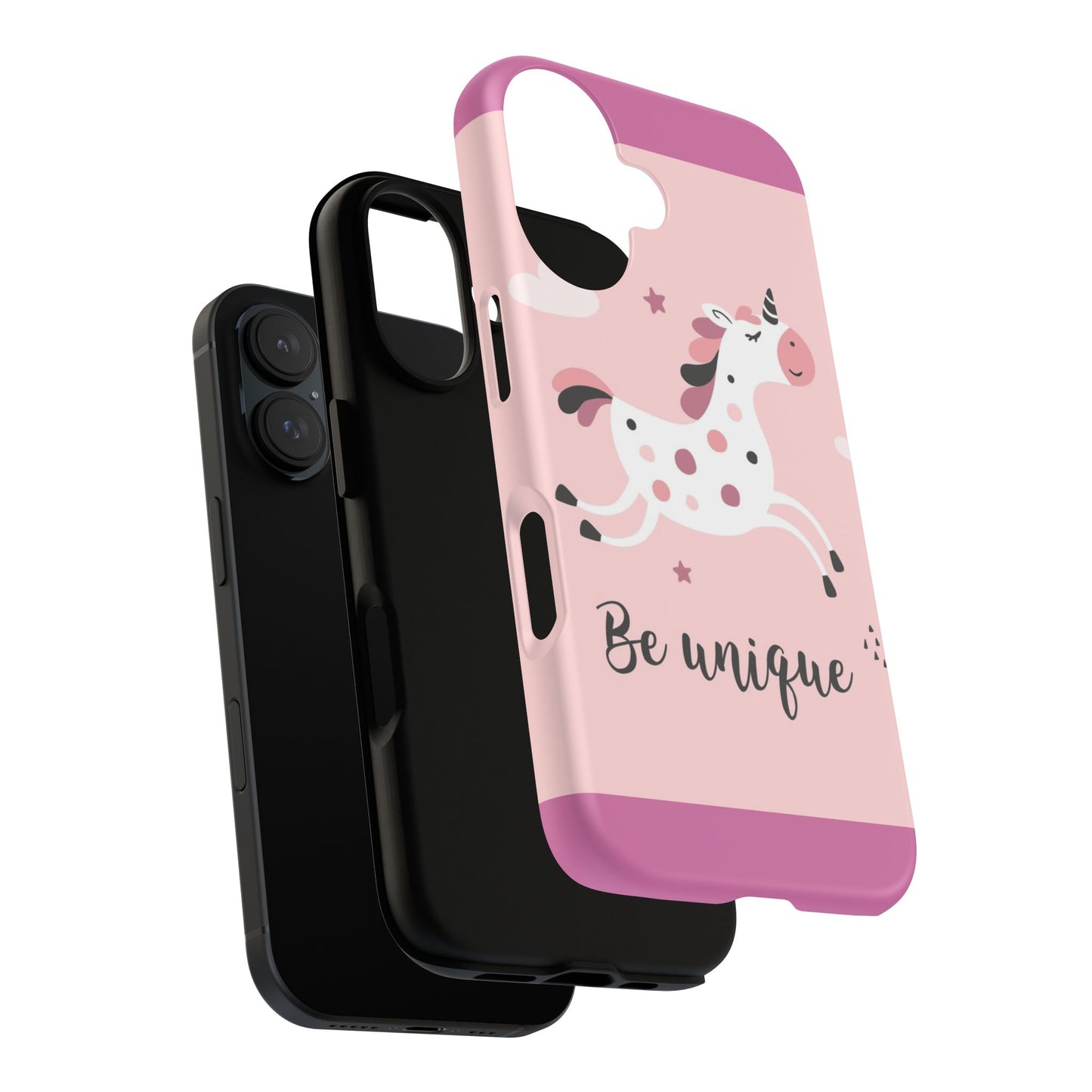 Cute Unicorn Phone Case - Be Unique, Unique Phone Cover, Girls Gift, Kids Accessory, Unicorn Lover Gift, Trendy Phone Case