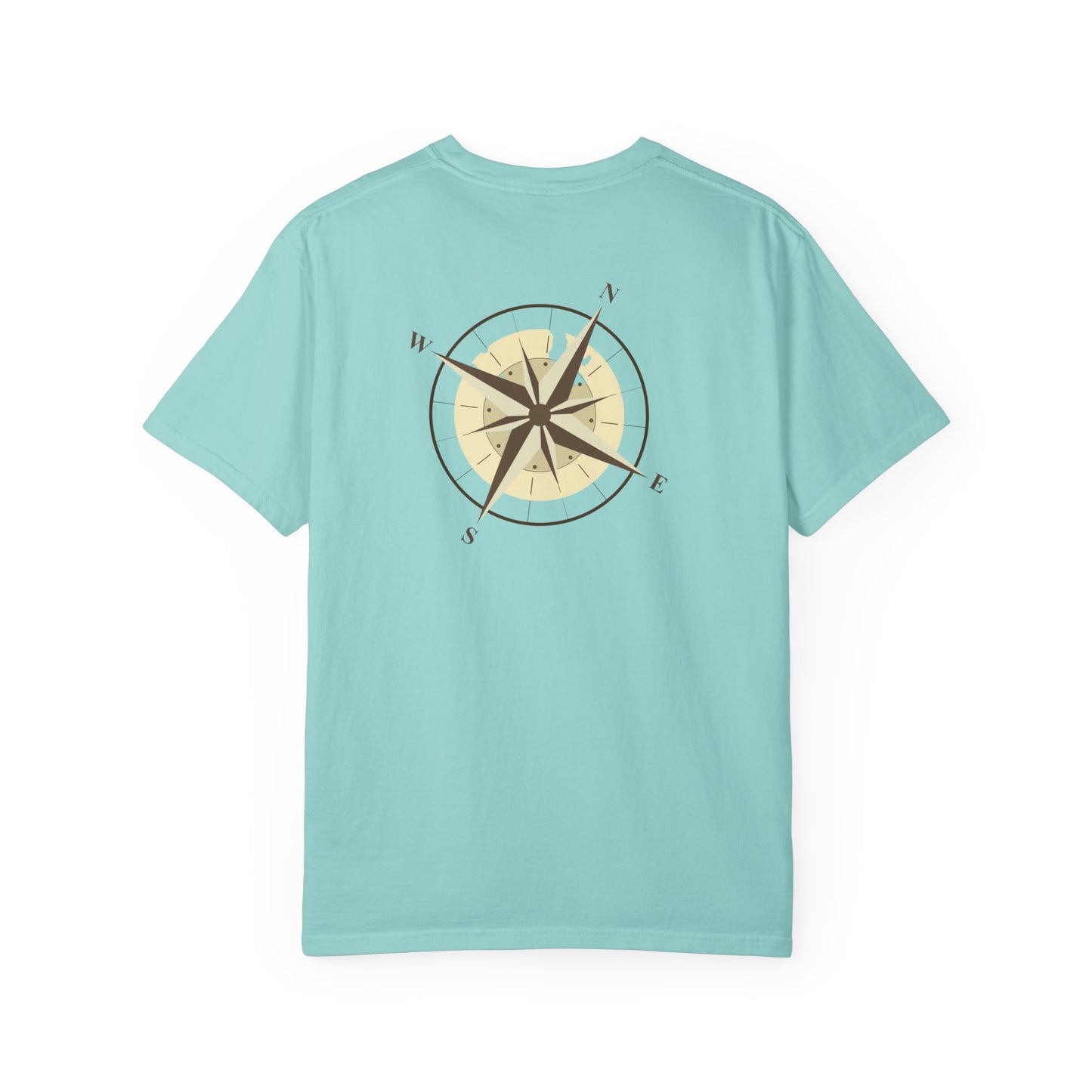 Exploration Themed T-Shirt, Adventure Shirt, Africa Graphic Tee, Travel Compass Top, Nature Lover Gift, Unisex Casual Wear