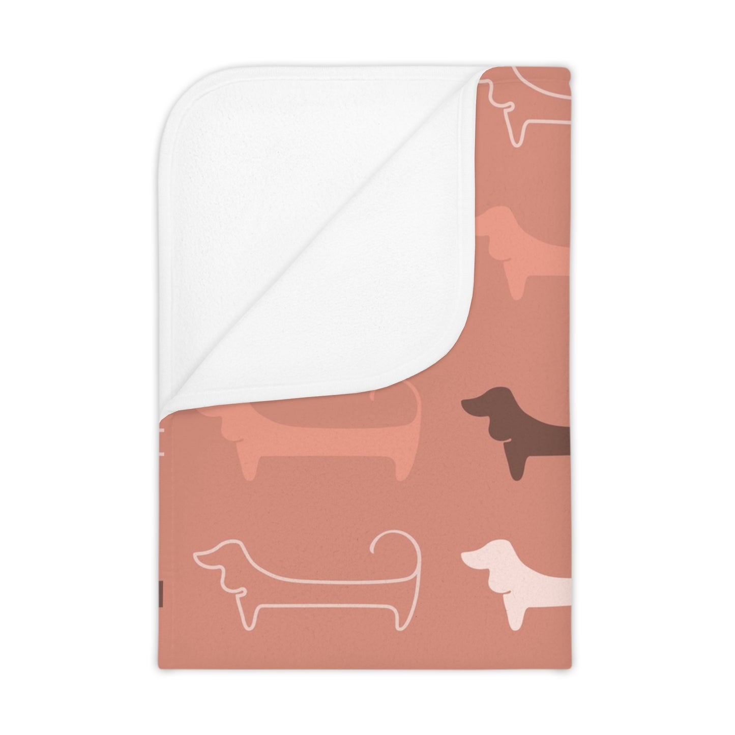 Cozy Dachshund Toddler Blanket, Cute Baby Throw, Puppy Dog Nursery Decor, Toddler Gift, Pet Lover's Blanket, Kids Room Accessory