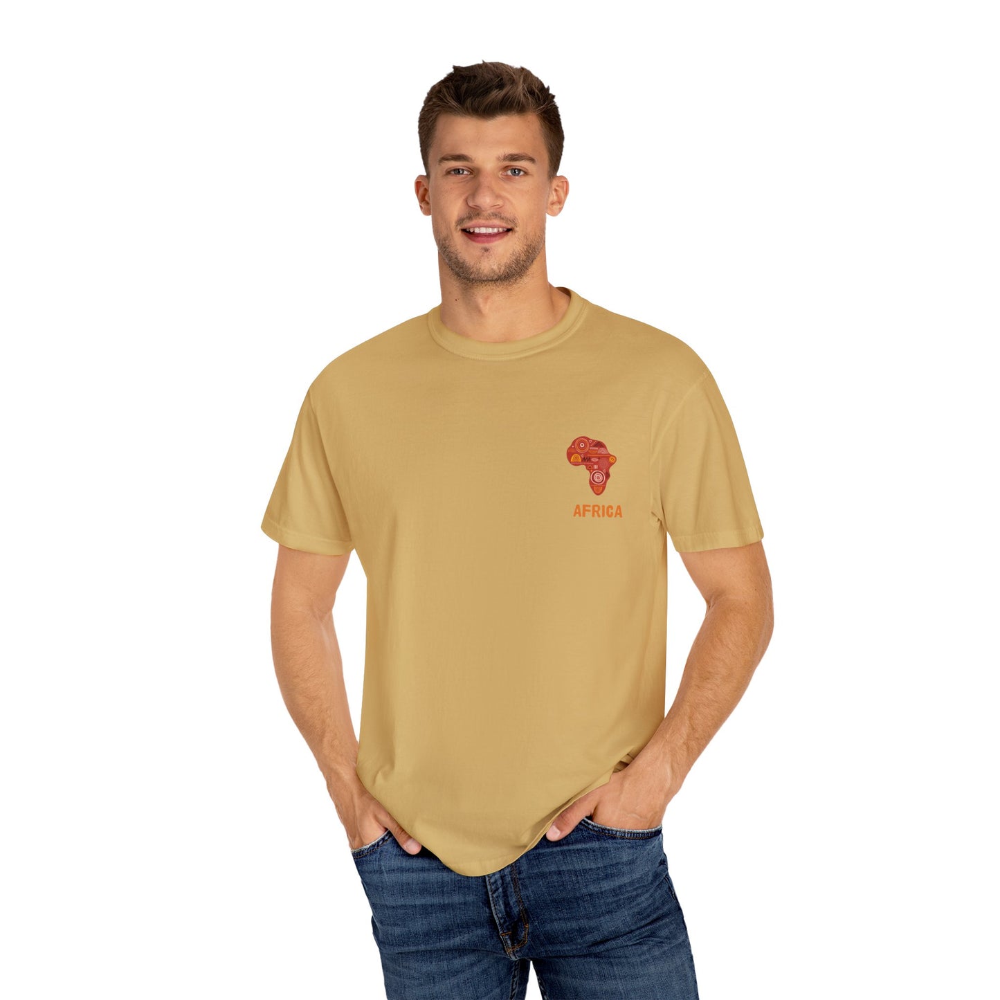 Exploration Themed T-Shirt, Adventure Shirt, Africa Graphic Tee, Travel Compass Top, Nature Lover Gift, Unisex Casual Wear