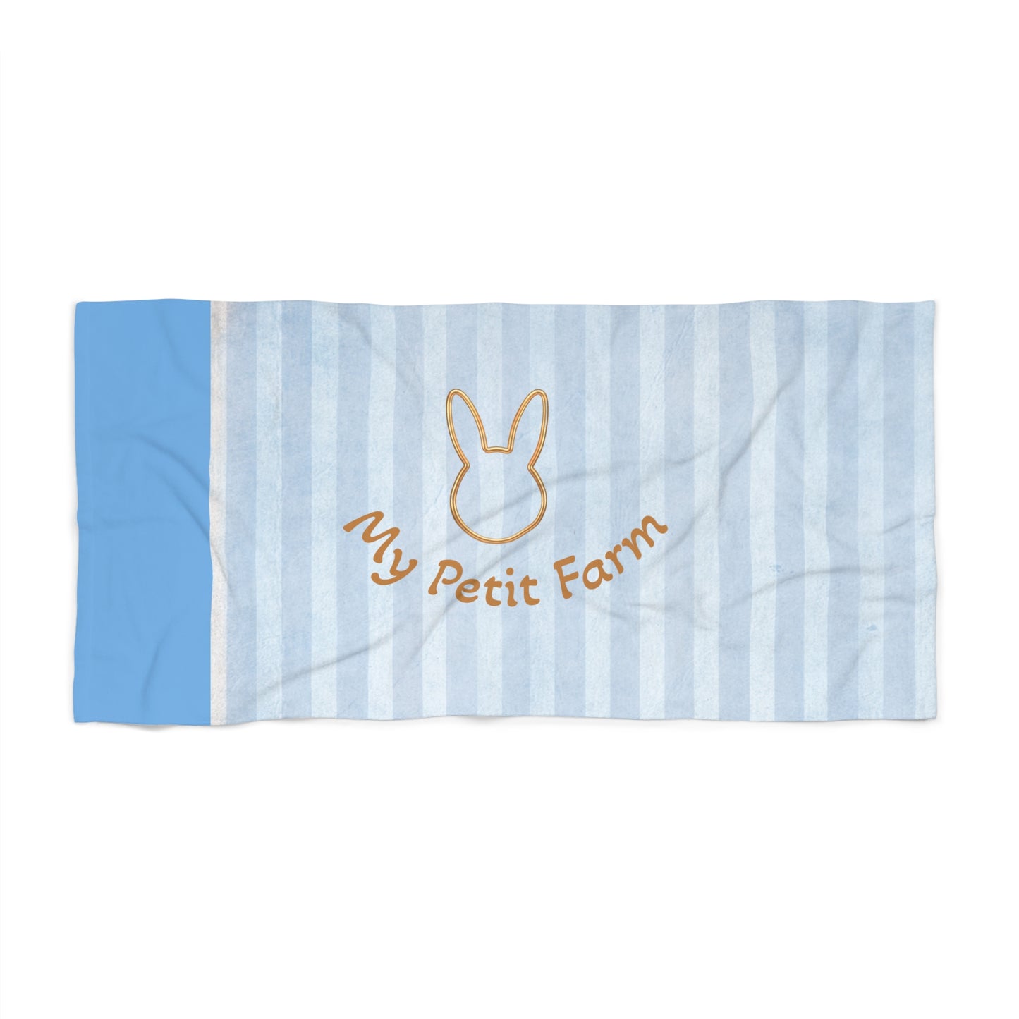 Charming Bunny Beach Towel for Summer Days, Ideal for Poolside and Vacation, Cute Beach Accessory, Perfect Gift for Animal Lovers