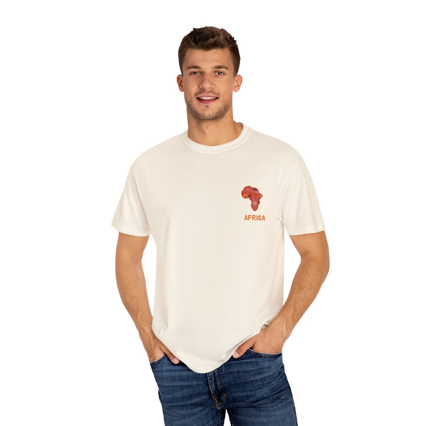 Exploration Themed T-Shirt, Adventure Shirt, Africa Graphic Tee, Travel Compass Top, Nature Lover Gift, Unisex Casual Wear