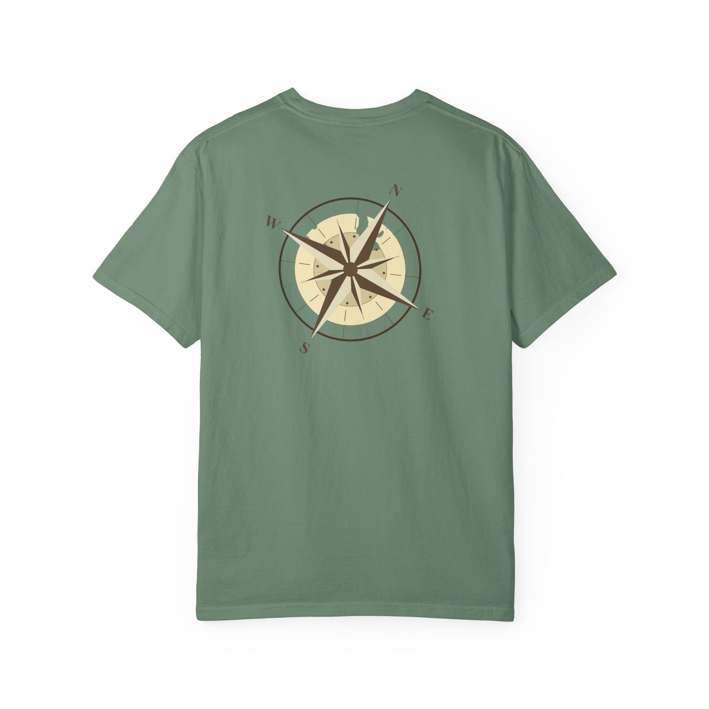 Exploration Themed T-Shirt, Adventure Shirt, Africa Graphic Tee, Travel Compass Top, Nature Lover Gift, Unisex Casual Wear