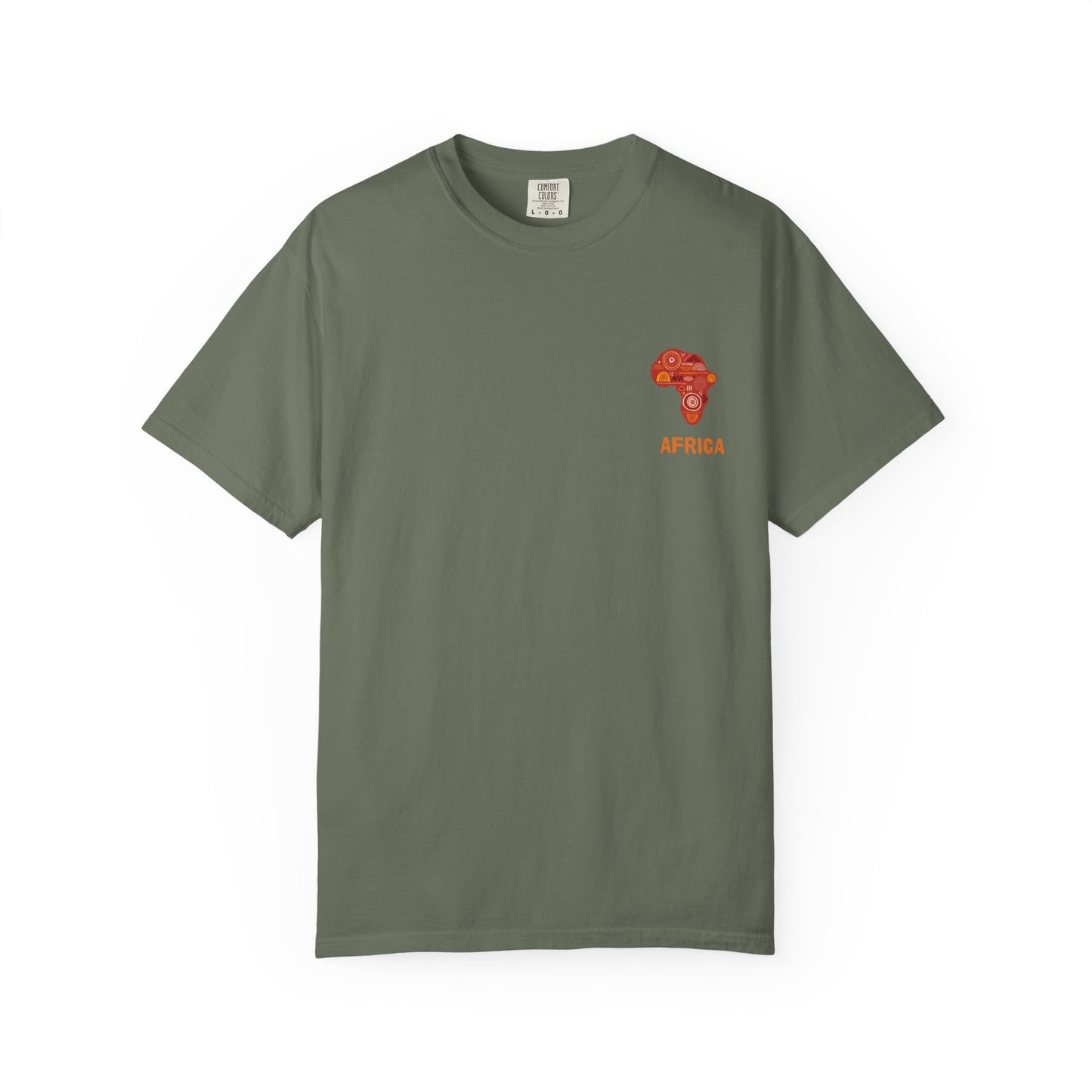 Exploration Themed T-Shirt, Adventure Shirt, Africa Graphic Tee, Travel Compass Top, Nature Lover Gift, Unisex Casual Wear