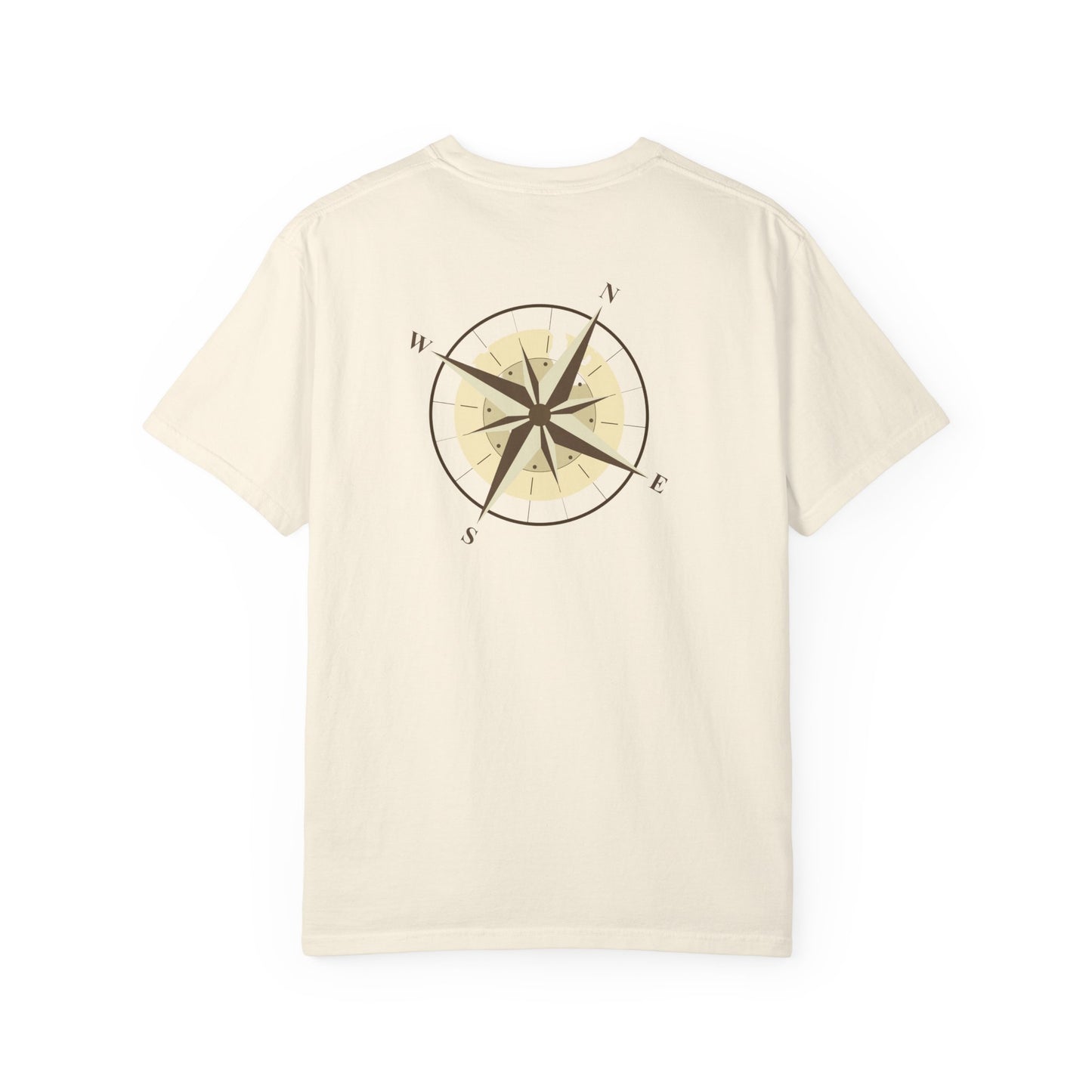 Exploration Themed T-Shirt, Adventure Shirt, Africa Graphic Tee, Travel Compass Top, Nature Lover Gift, Unisex Casual Wear