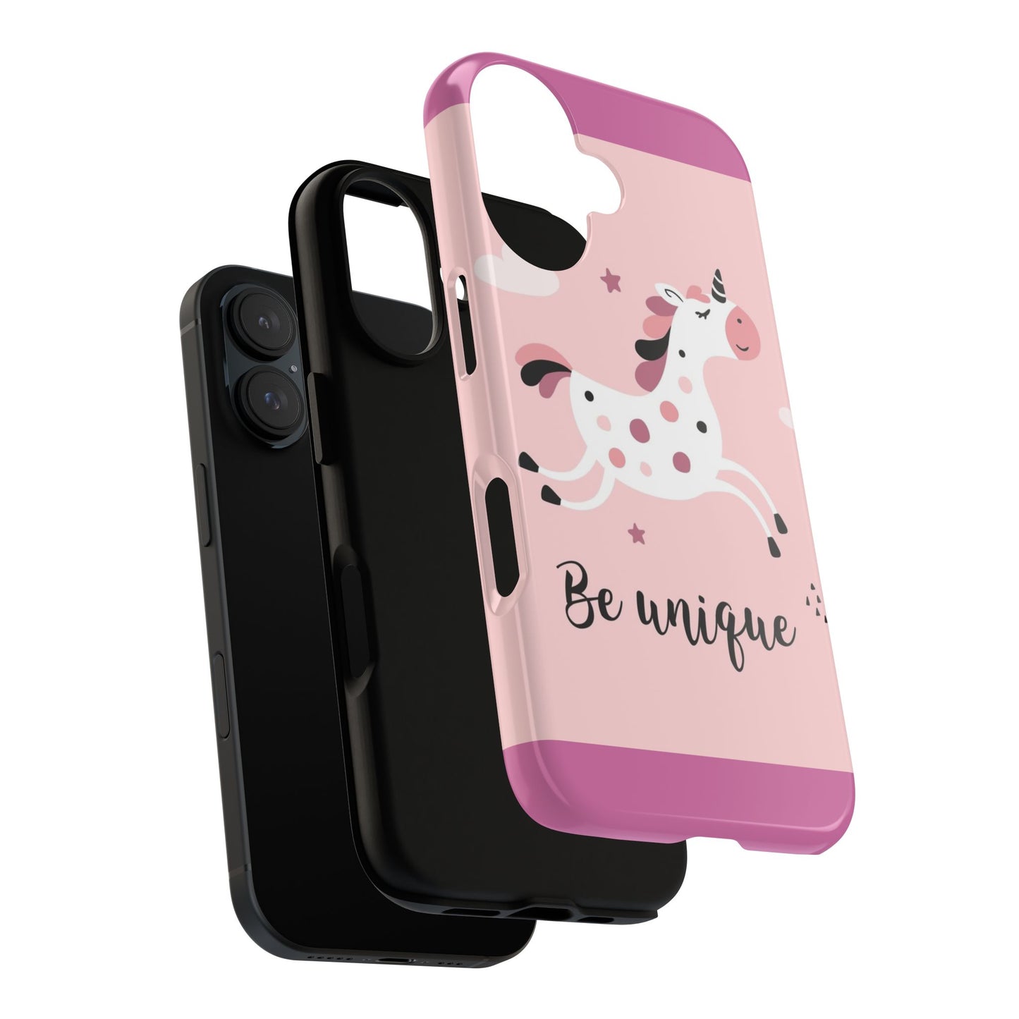 Cute Unicorn Phone Case - Be Unique, Unique Phone Cover, Girls Gift, Kids Accessory, Unicorn Lover Gift, Trendy Phone Case