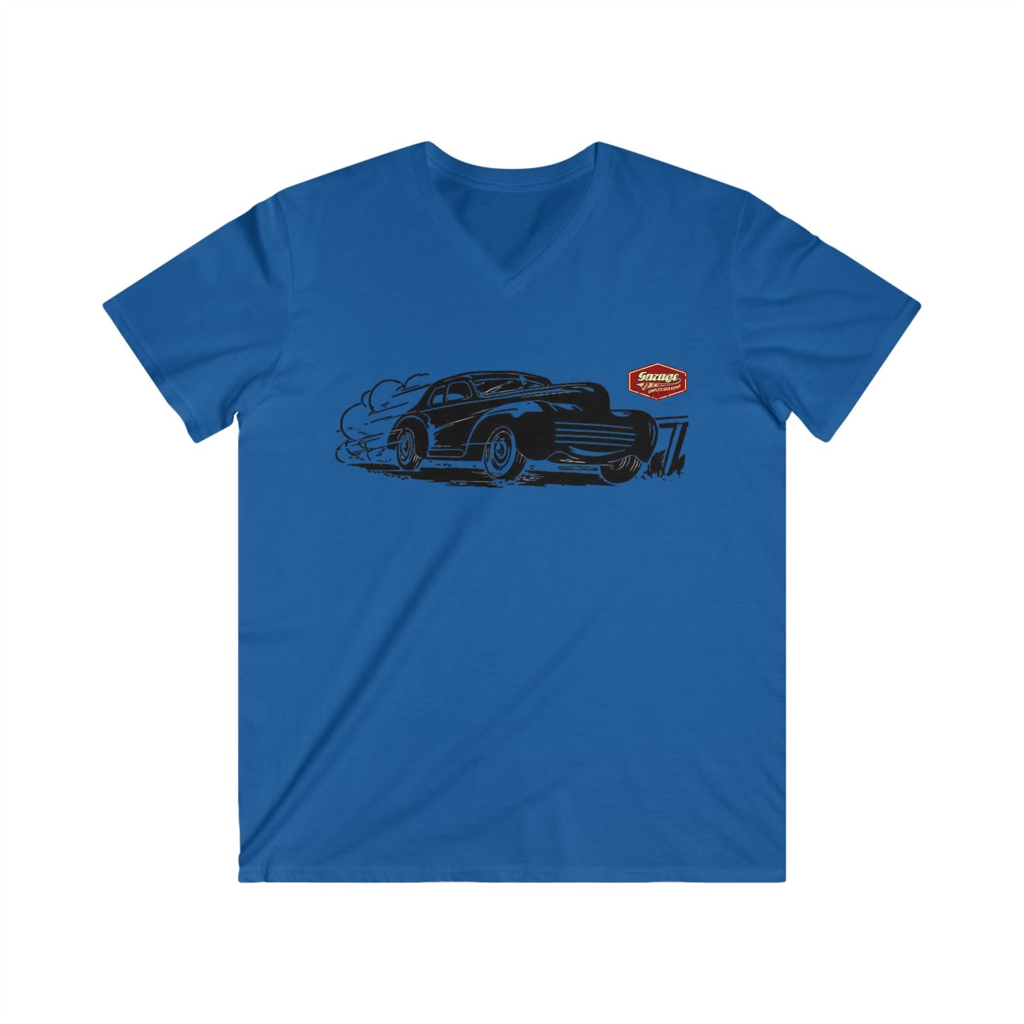 Copy of Vintage Garage V-Neck Tee, Auto Repair Shirt, Car Enthusiast Top, Father's Day Gift, Mechanic Tee