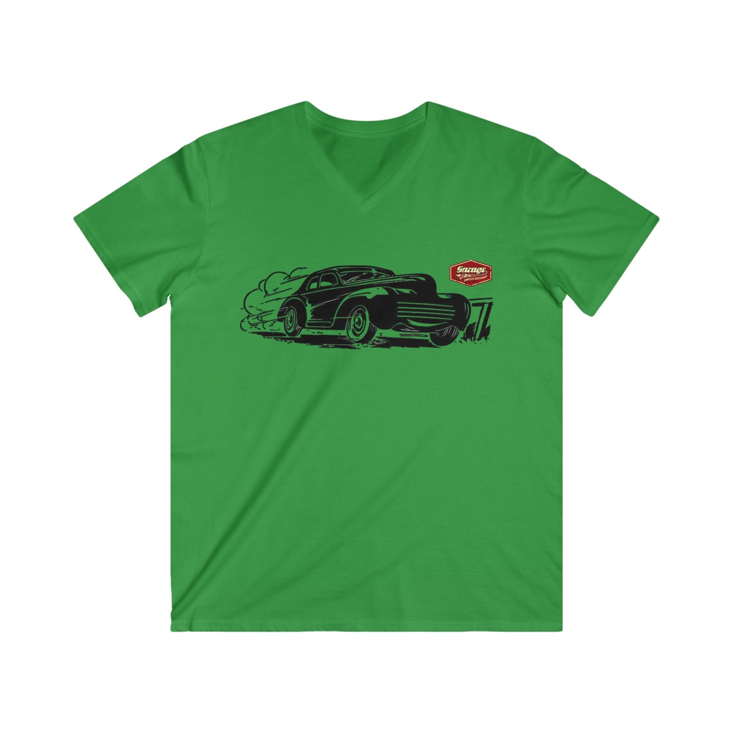 Copy of Vintage Garage V-Neck Tee, Auto Repair Shirt, Car Enthusiast Top, Father's Day Gift, Mechanic Tee