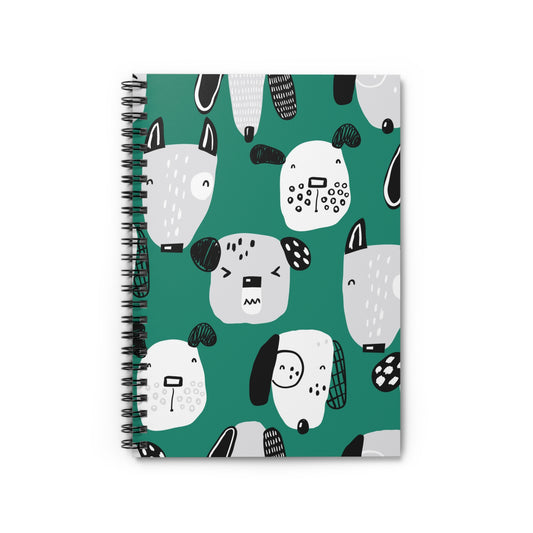 Cute Dog-Themed Spiral Notebook, Perfect for Pet Lovers, Daily Journaling, Gift for Dog Owners, Notebook for Kids, Dog Mom Planner