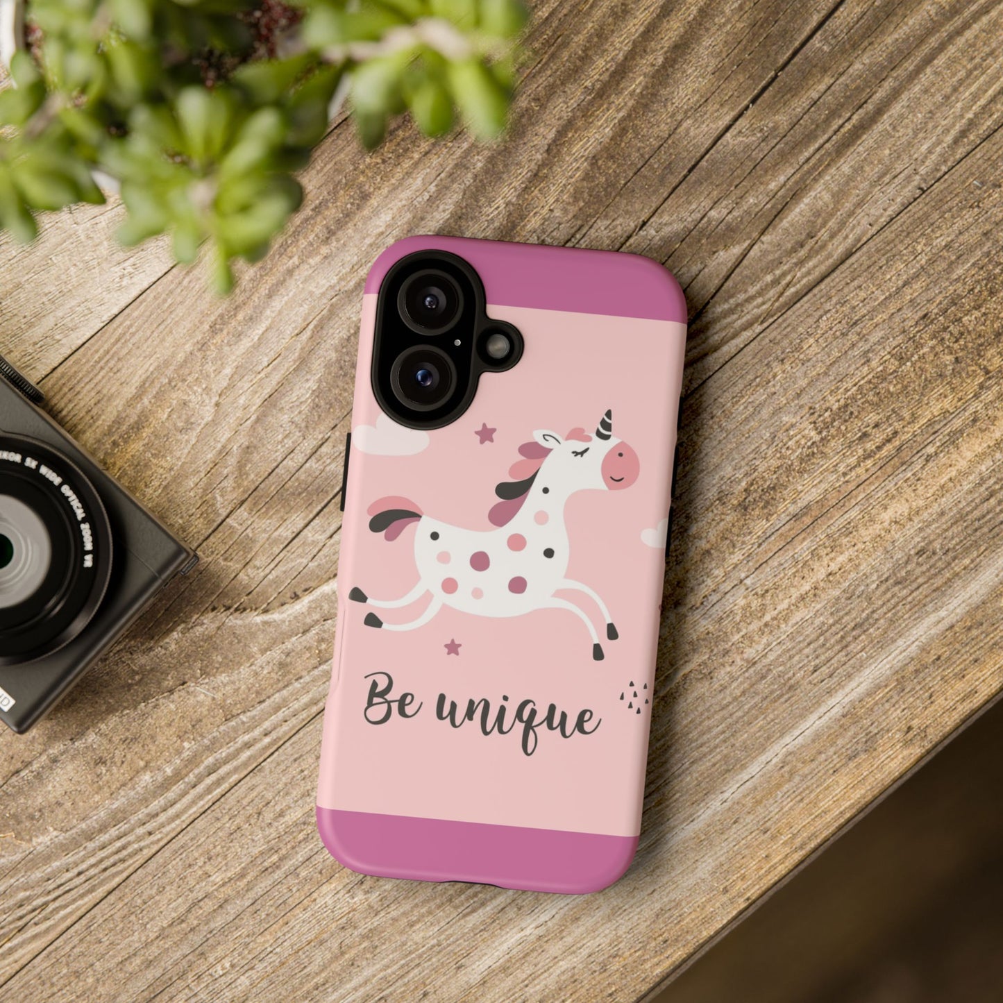 Cute Unicorn Phone Case - Be Unique, Unique Phone Cover, Girls Gift, Kids Accessory, Unicorn Lover Gift, Trendy Phone Case