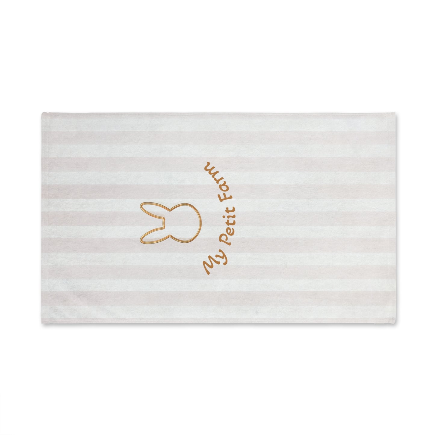 Cute Bunny Hand Towel with Text, Farmhouse Decor, Easter Gift, Kitchen Towel, Spring Home Accessory