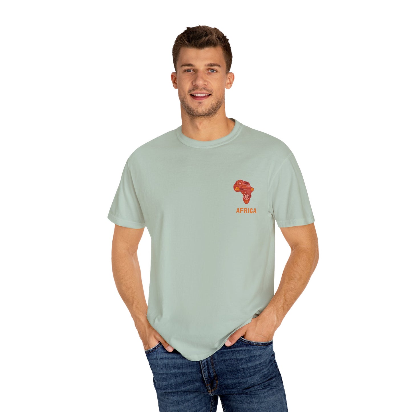 Exploration Themed T-Shirt, Adventure Shirt, Africa Graphic Tee, Travel Compass Top, Nature Lover Gift, Unisex Casual Wear
