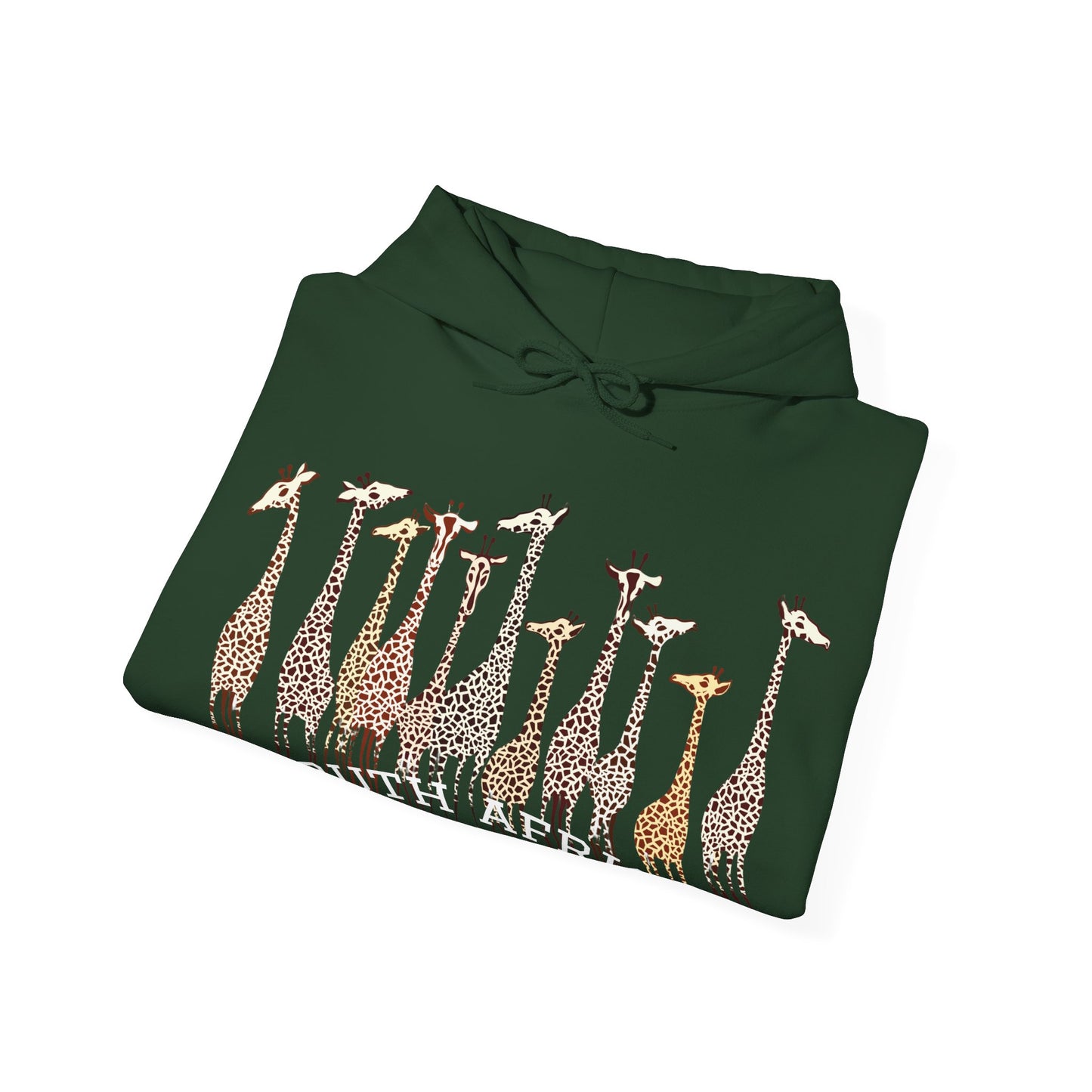 Stylish Giraffe Hoodie – Unisex Heavy Blend Sweatshirt for Coffee Lovers, Nature Gifts, Casual Wear, Animal Lovers, Unique Apparel