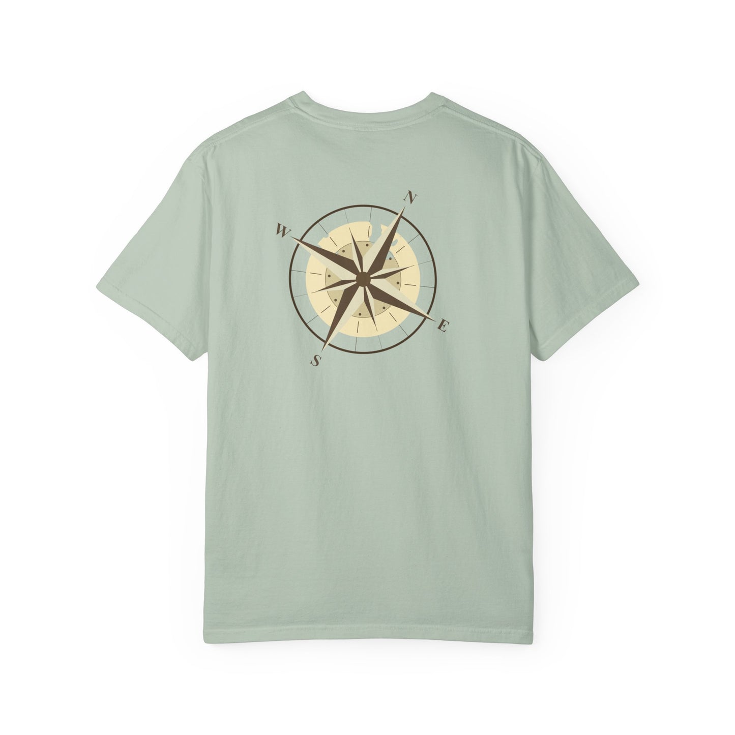 Exploration Themed T-Shirt, Adventure Shirt, Africa Graphic Tee, Travel Compass Top, Nature Lover Gift, Unisex Casual Wear