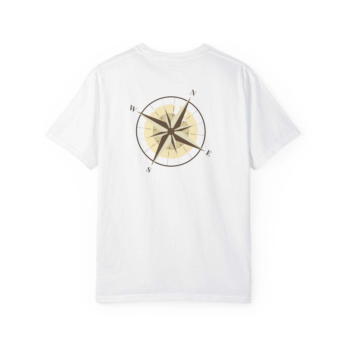 Exploration Themed T-Shirt, Adventure Shirt, Africa Graphic Tee, Travel Compass Top, Nature Lover Gift, Unisex Casual Wear