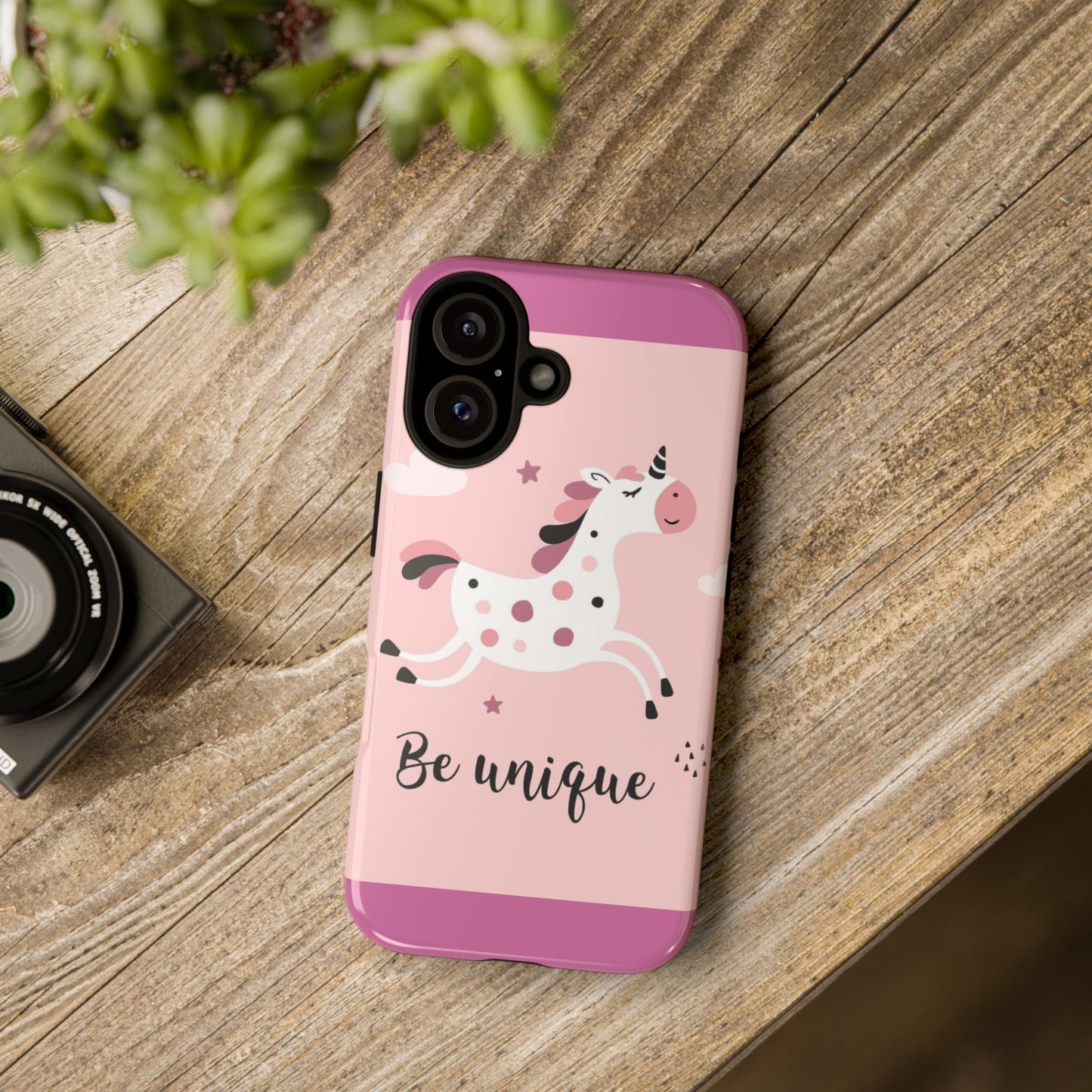 Cute Unicorn Phone Case - Be Unique, Unique Phone Cover, Girls Gift, Kids Accessory, Unicorn Lover Gift, Trendy Phone Case