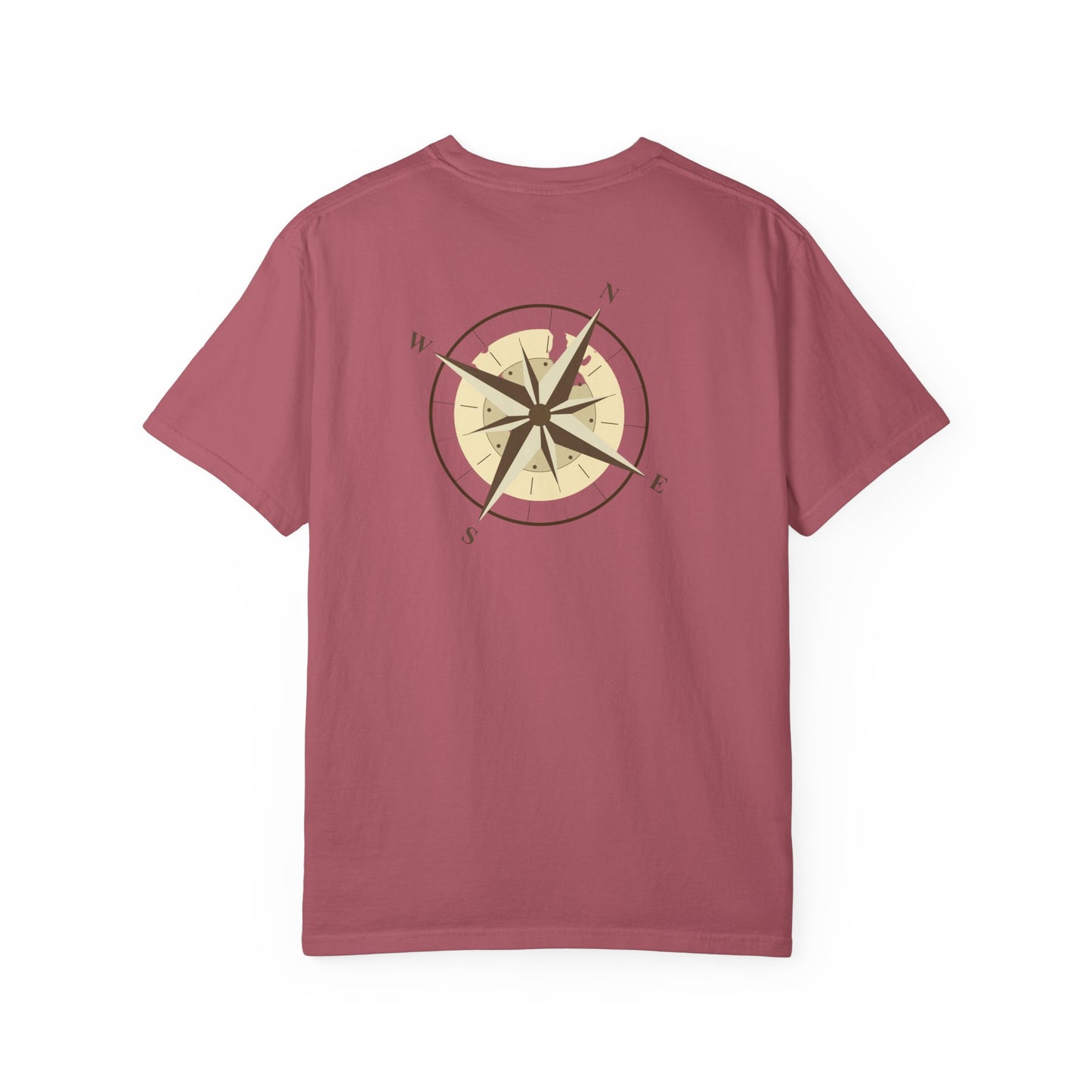 Exploration Themed T-Shirt, Adventure Shirt, Africa Graphic Tee, Travel Compass Top, Nature Lover Gift, Unisex Casual Wear