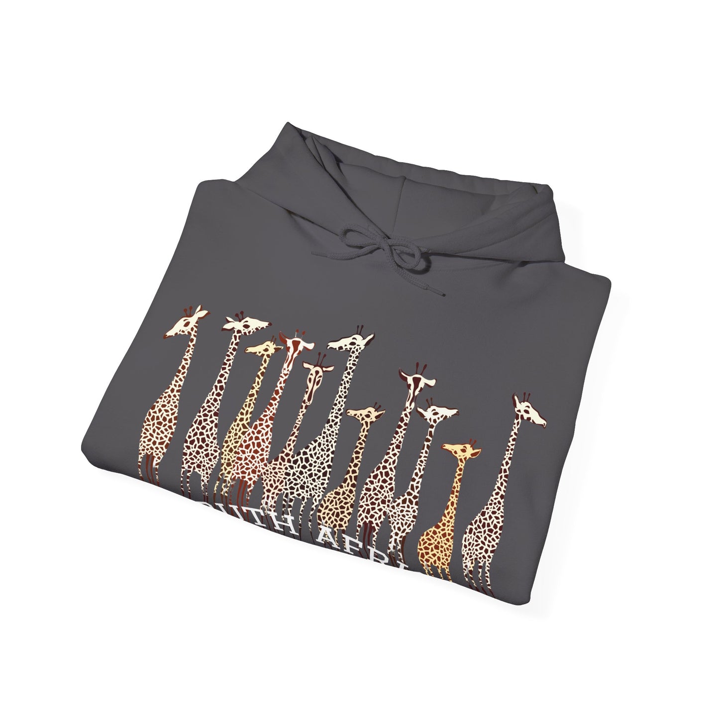 Stylish Giraffe Hoodie – Unisex Heavy Blend Sweatshirt for Coffee Lovers, Nature Gifts, Casual Wear, Animal Lovers, Unique Apparel