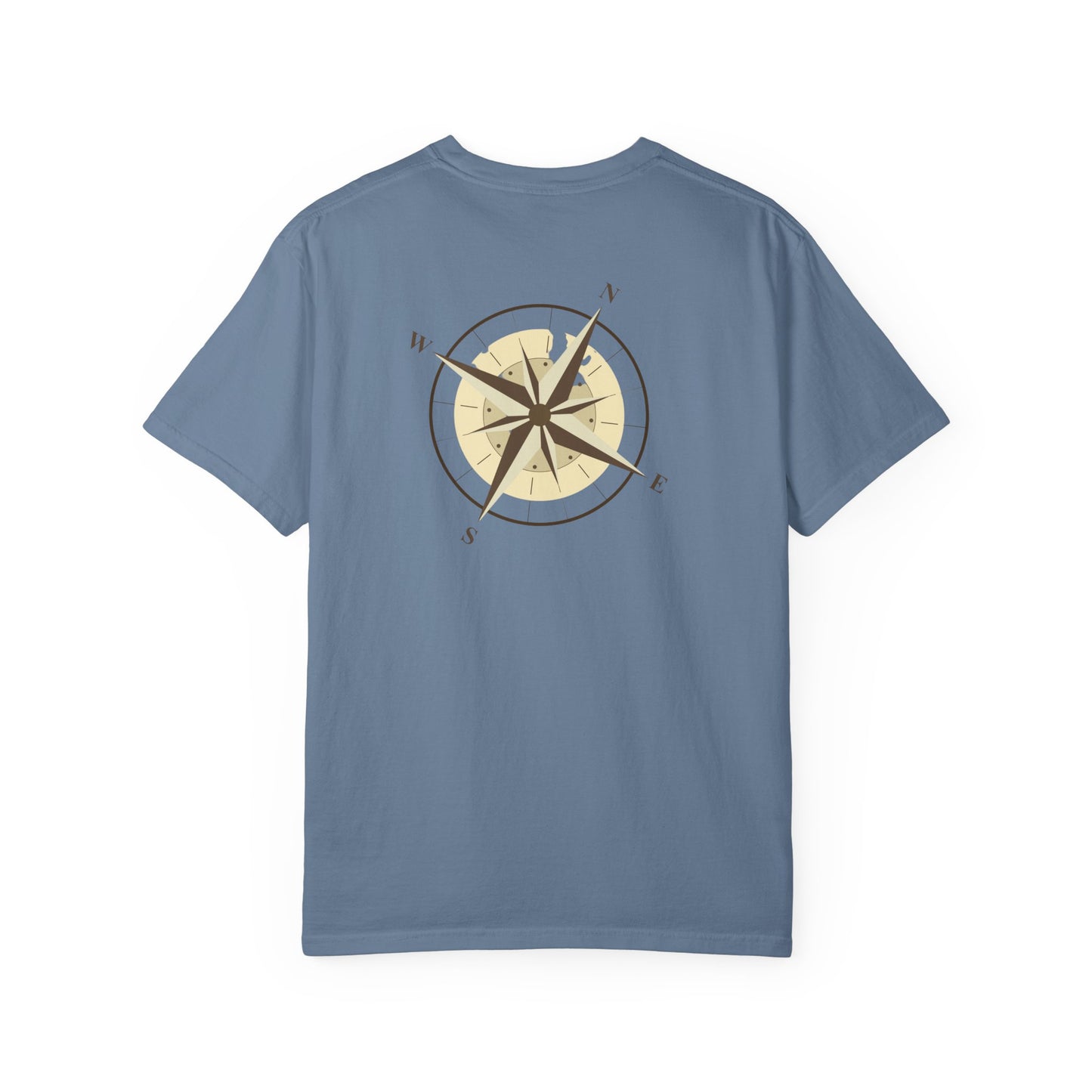 Exploration Themed T-Shirt, Adventure Shirt, Africa Graphic Tee, Travel Compass Top, Nature Lover Gift, Unisex Casual Wear