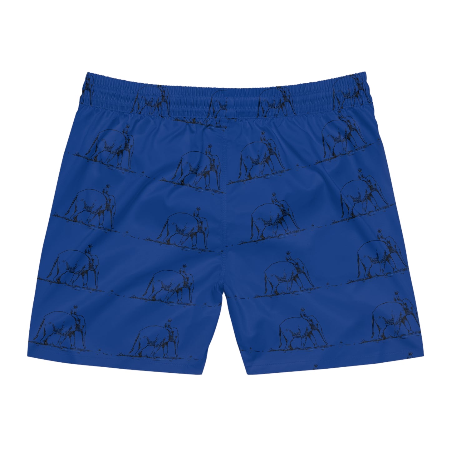 Elephant-Print Swim Shorts, Fun Summer Shorts for Beach, Men's Swimwear, Unique Pool Swim Trunks, Gifts for Beach Lovers