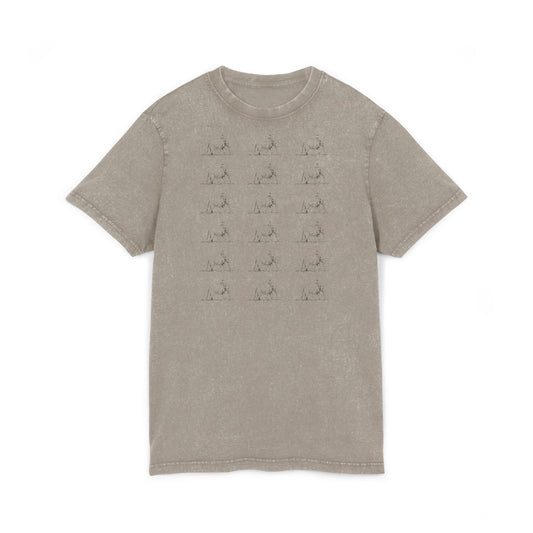 Acid Washed Compass Tee - Vintage Style T-Shirt, Boho Casual Top, Adventure Apparel, Summer Outfit, Gift for Travelers