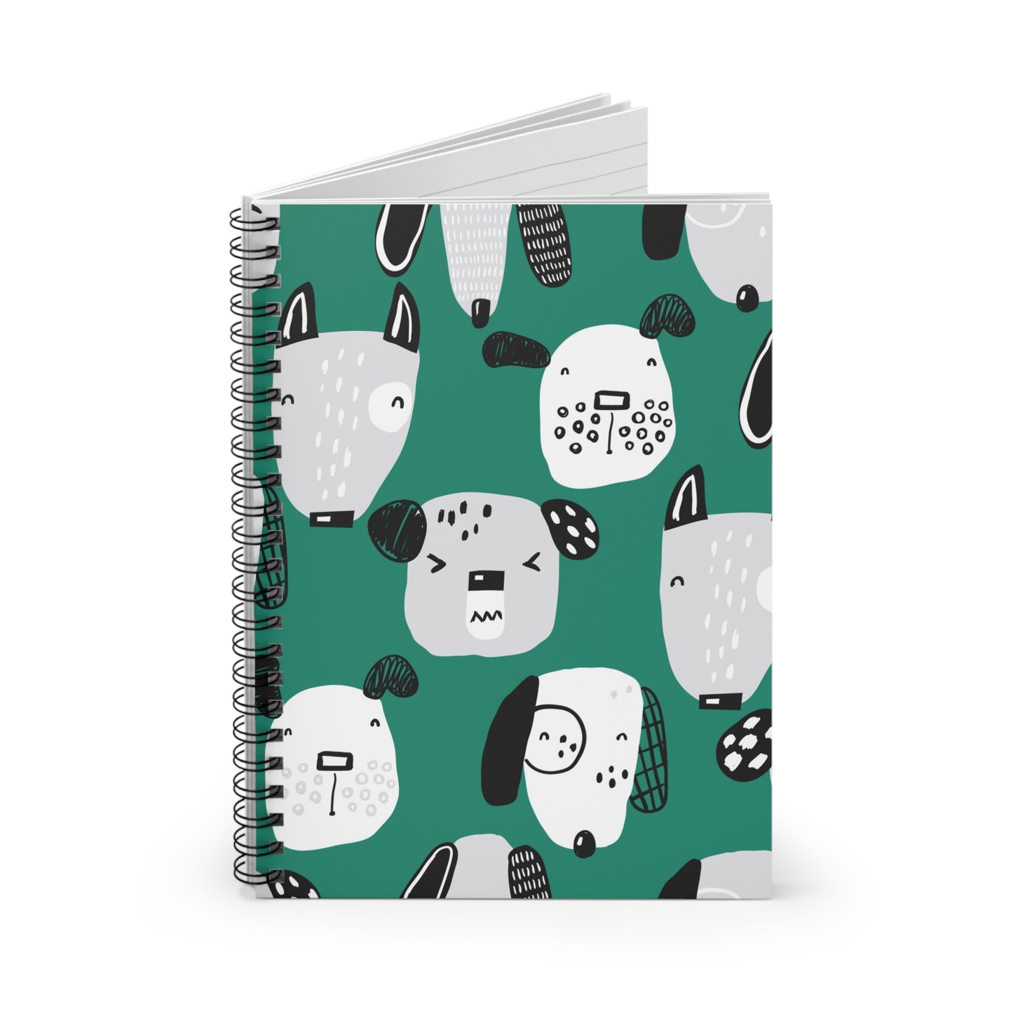 Cute Dog-Themed Spiral Notebook, Perfect for Pet Lovers, Daily Journaling, Gift for Dog Owners, Notebook for Kids, Dog Mom Planner