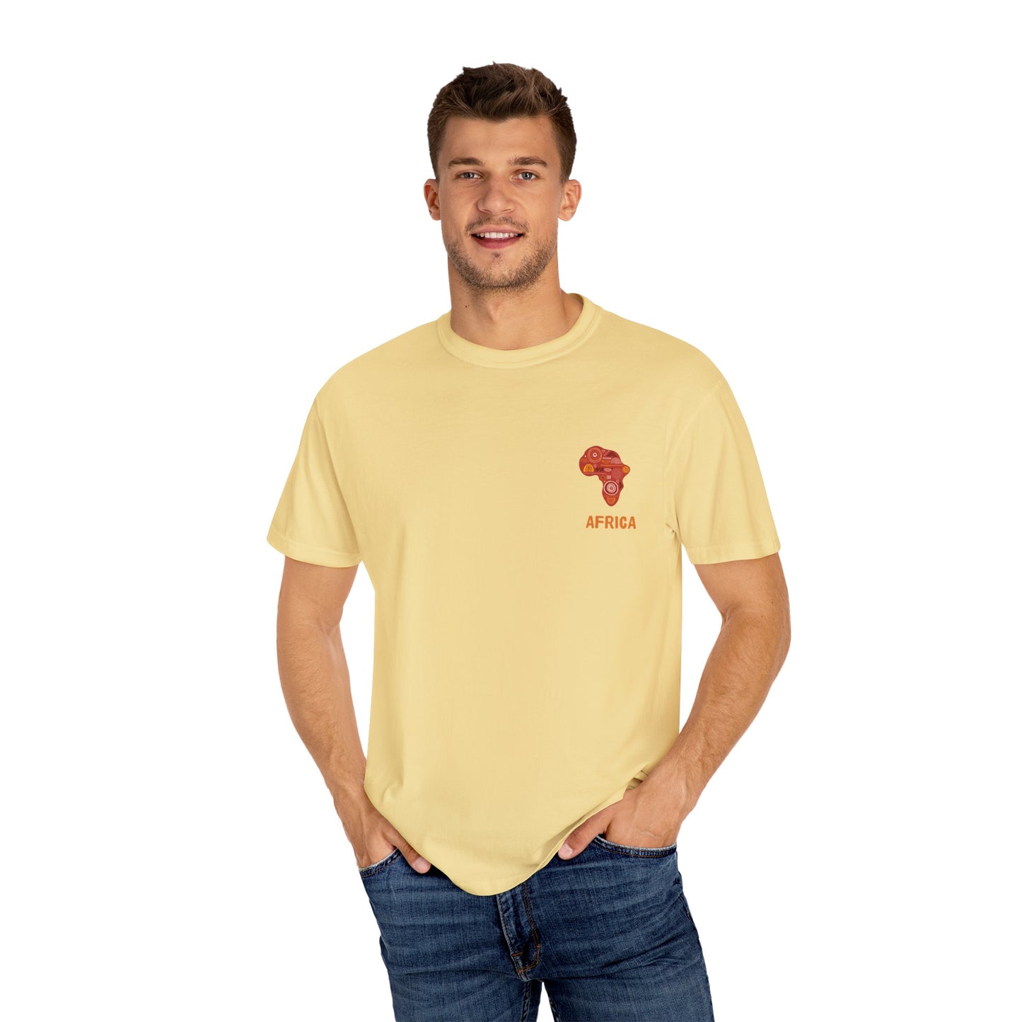Exploration Themed T-Shirt, Adventure Shirt, Africa Graphic Tee, Travel Compass Top, Nature Lover Gift, Unisex Casual Wear