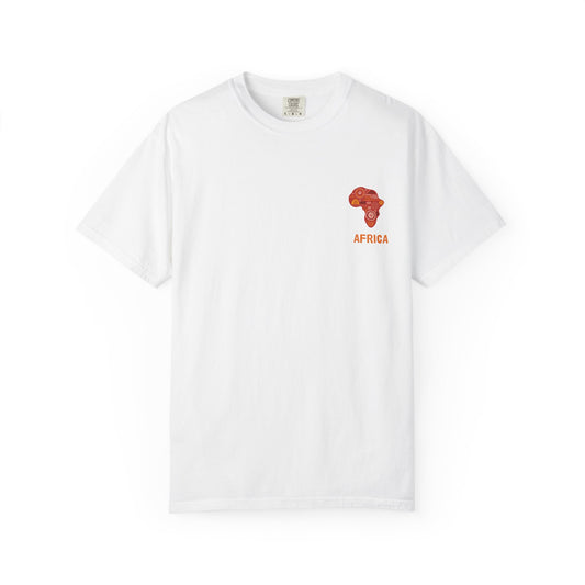 Exploration Themed T-Shirt, Adventure Shirt, Africa Graphic Tee, Travel Compass Top, Nature Lover Gift, Unisex Casual Wear