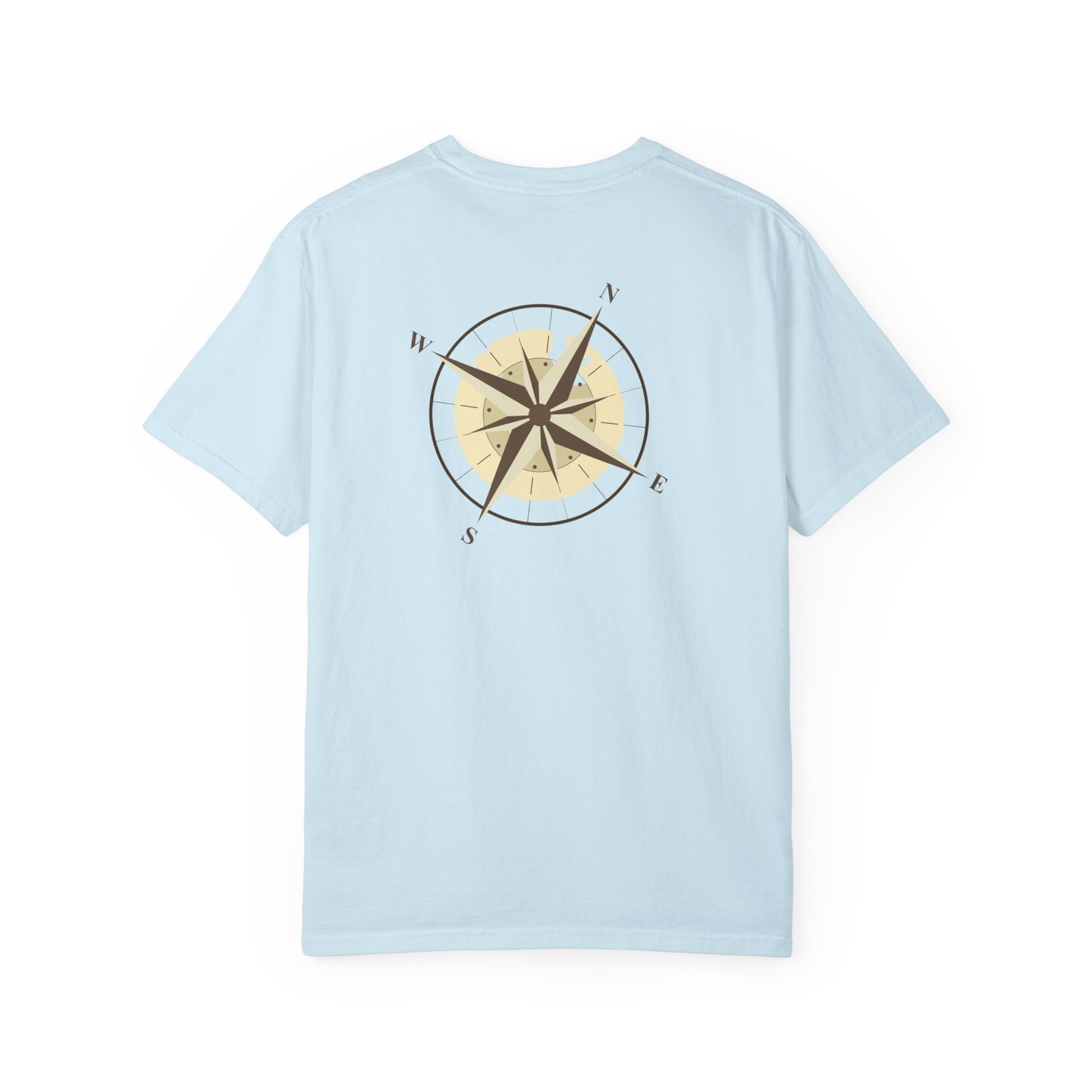 Exploration Themed T-Shirt, Adventure Shirt, Africa Graphic Tee, Travel Compass Top, Nature Lover Gift, Unisex Casual Wear