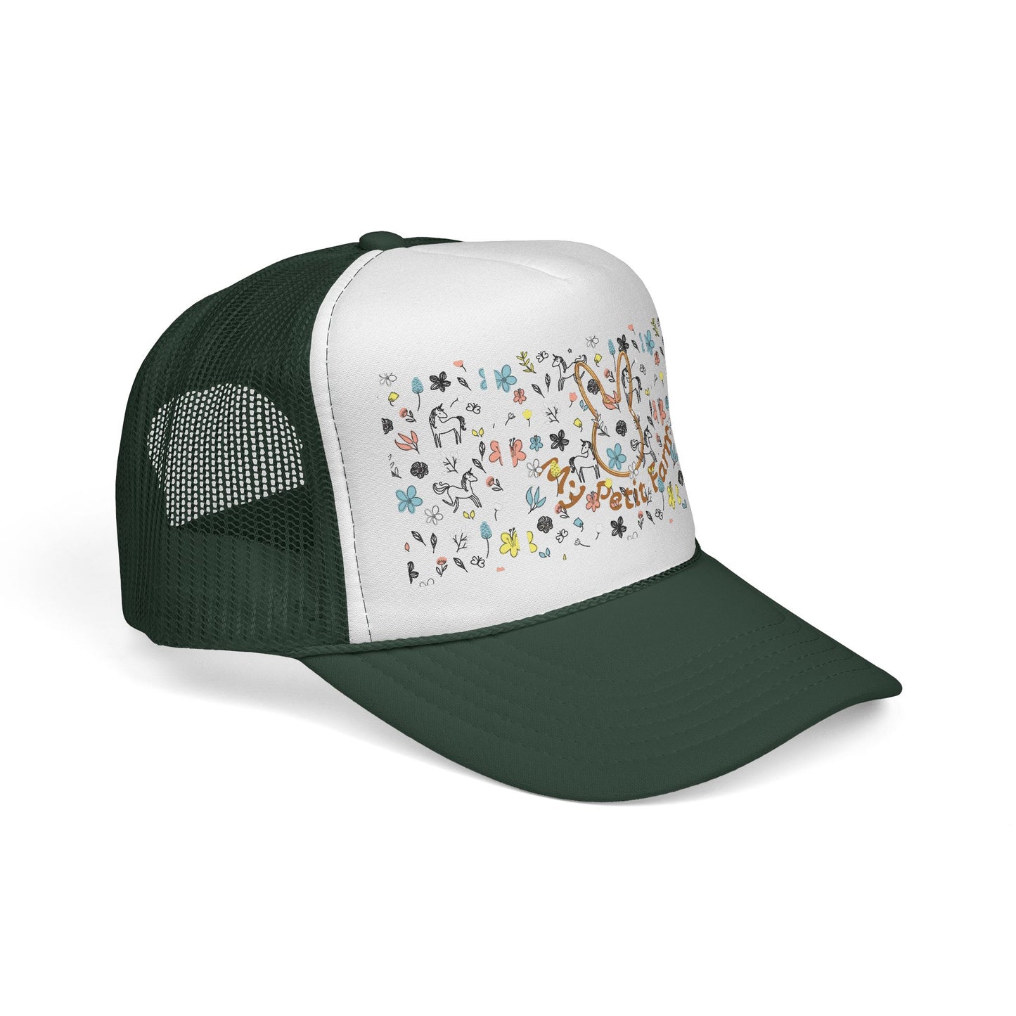 Cute Bunny Trucker Cap, Farm Hat, Animal Lover Gift, Outdoor Apparel, Summer Accessory, Festival Wear