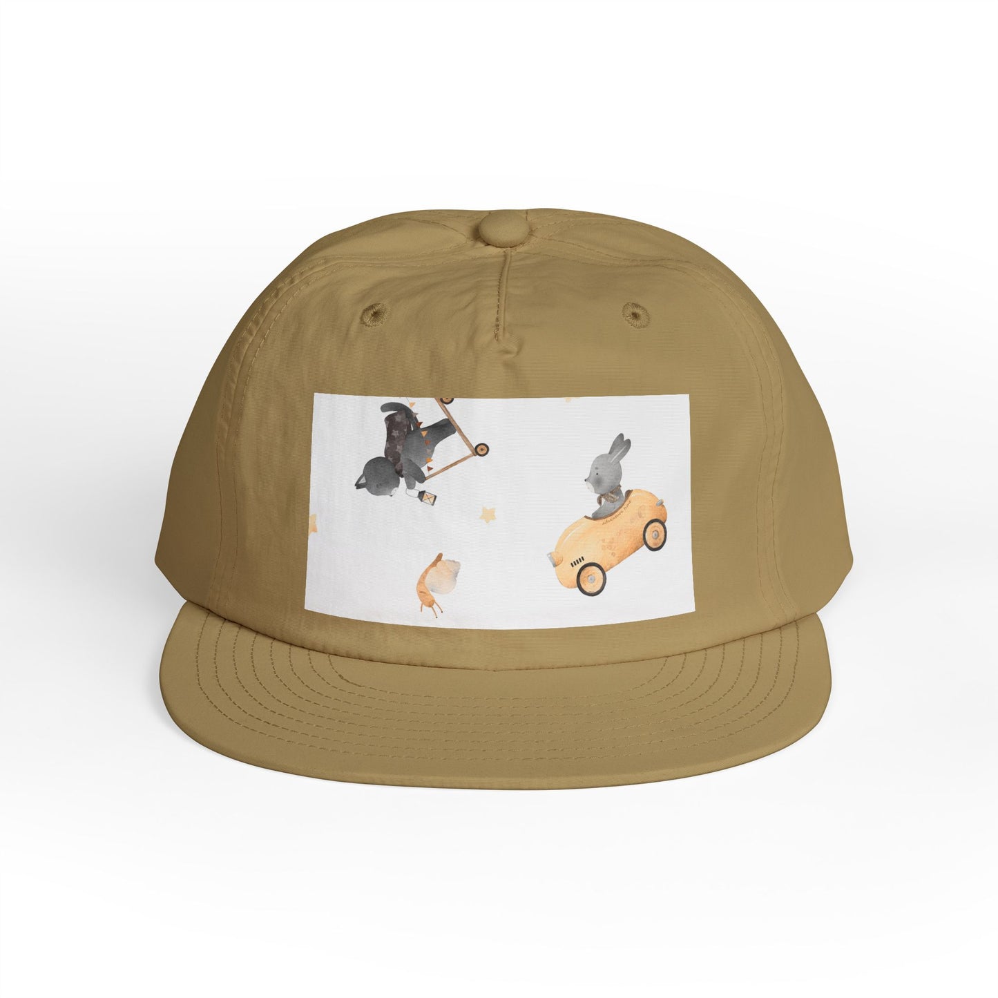 Playful Surf Cap for Fun-loving Adventurers, Beach Accessories, Casual Summer Style, Gift for Surfers and Animal Lovers, Trendy Headgear