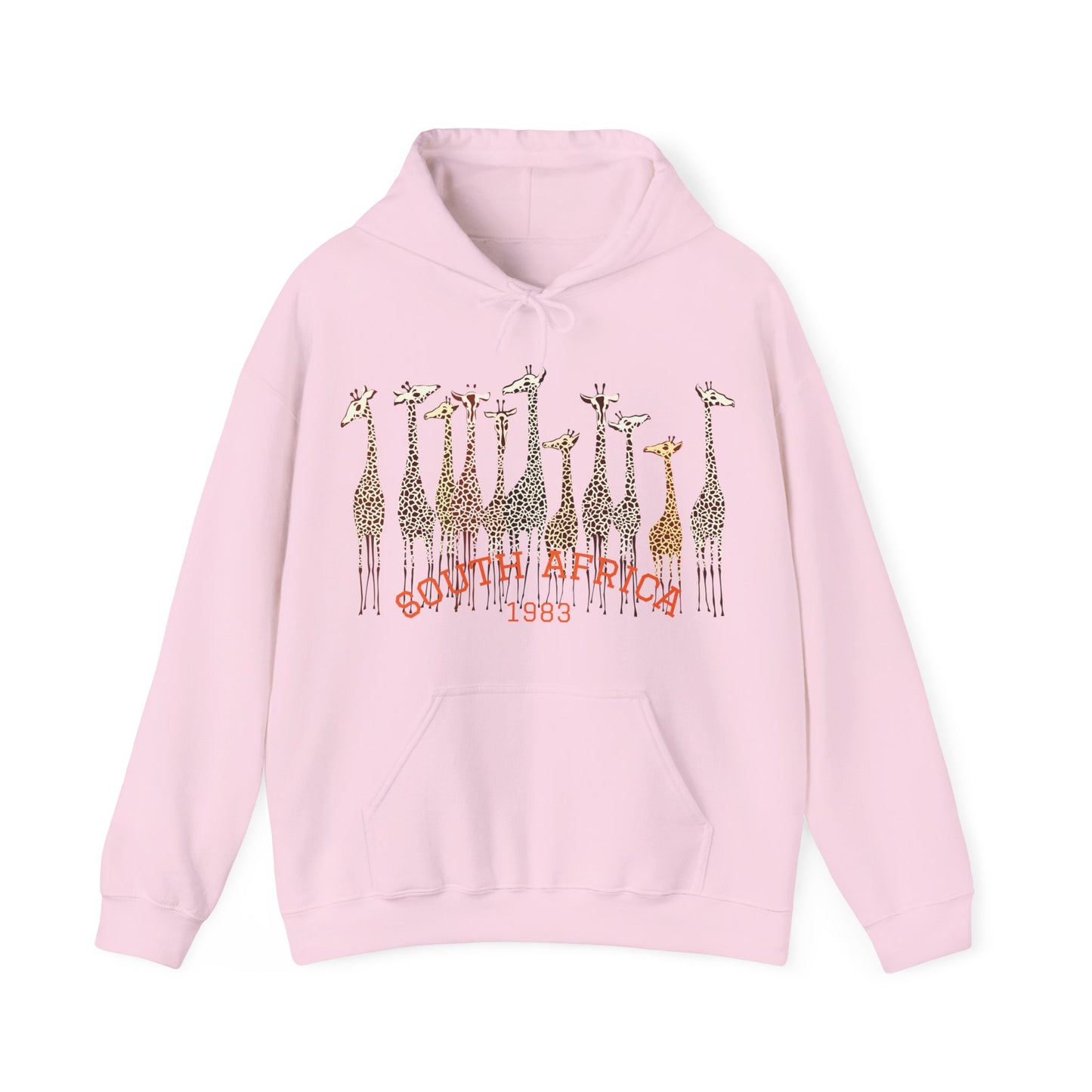 Stylish Giraffe Hoodie – Unisex Heavy Blend Sweatshirt for Coffee Lovers, Nature Gifts, Casual Wear, Animal Lovers, Unique Apparel