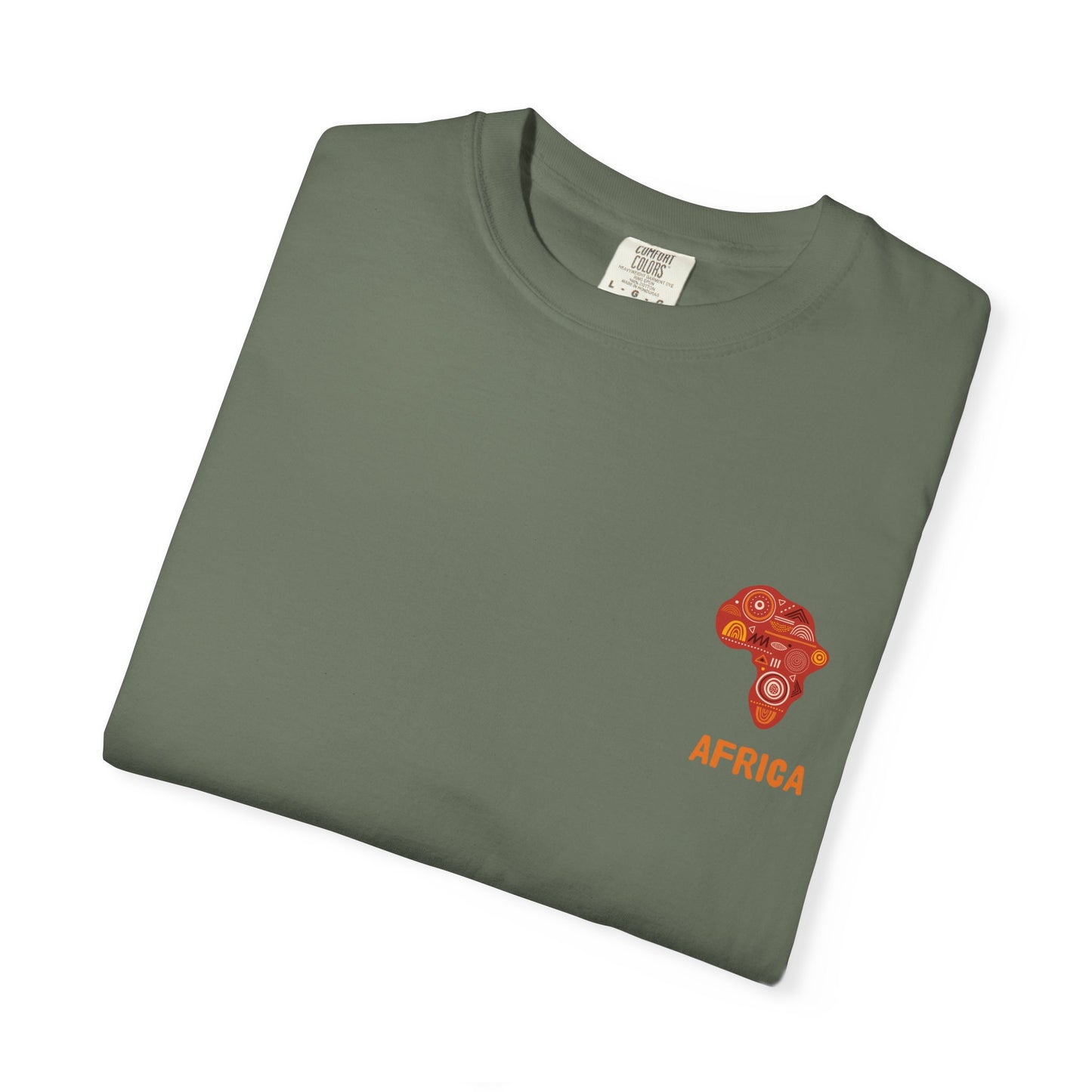Exploration Themed T-Shirt, Adventure Shirt, Africa Graphic Tee, Travel Compass Top, Nature Lover Gift, Unisex Casual Wear