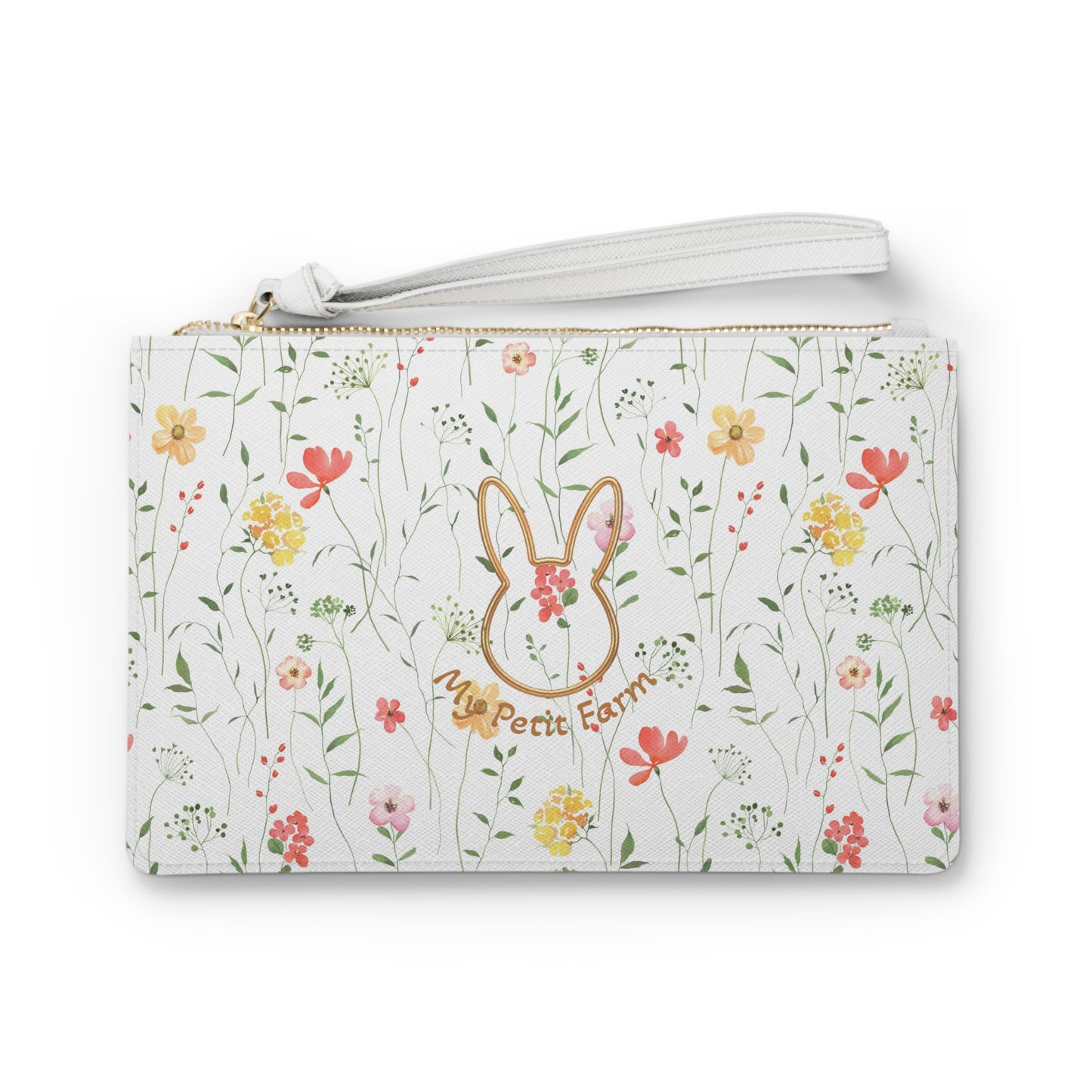 Floral Rabbit Clutch Bag - Chic Organizer for Everyday Use, Perfect for Spring, Gifts, Festivals, and Casual Outings
