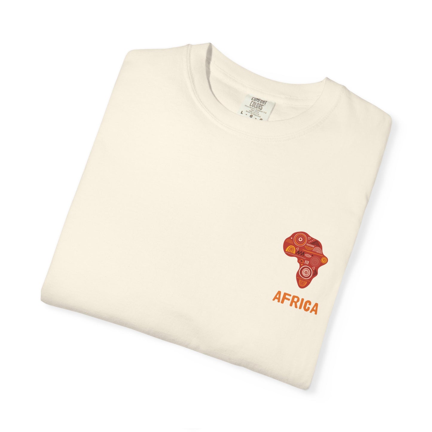 Exploration Themed T-Shirt, Adventure Shirt, Africa Graphic Tee, Travel Compass Top, Nature Lover Gift, Unisex Casual Wear