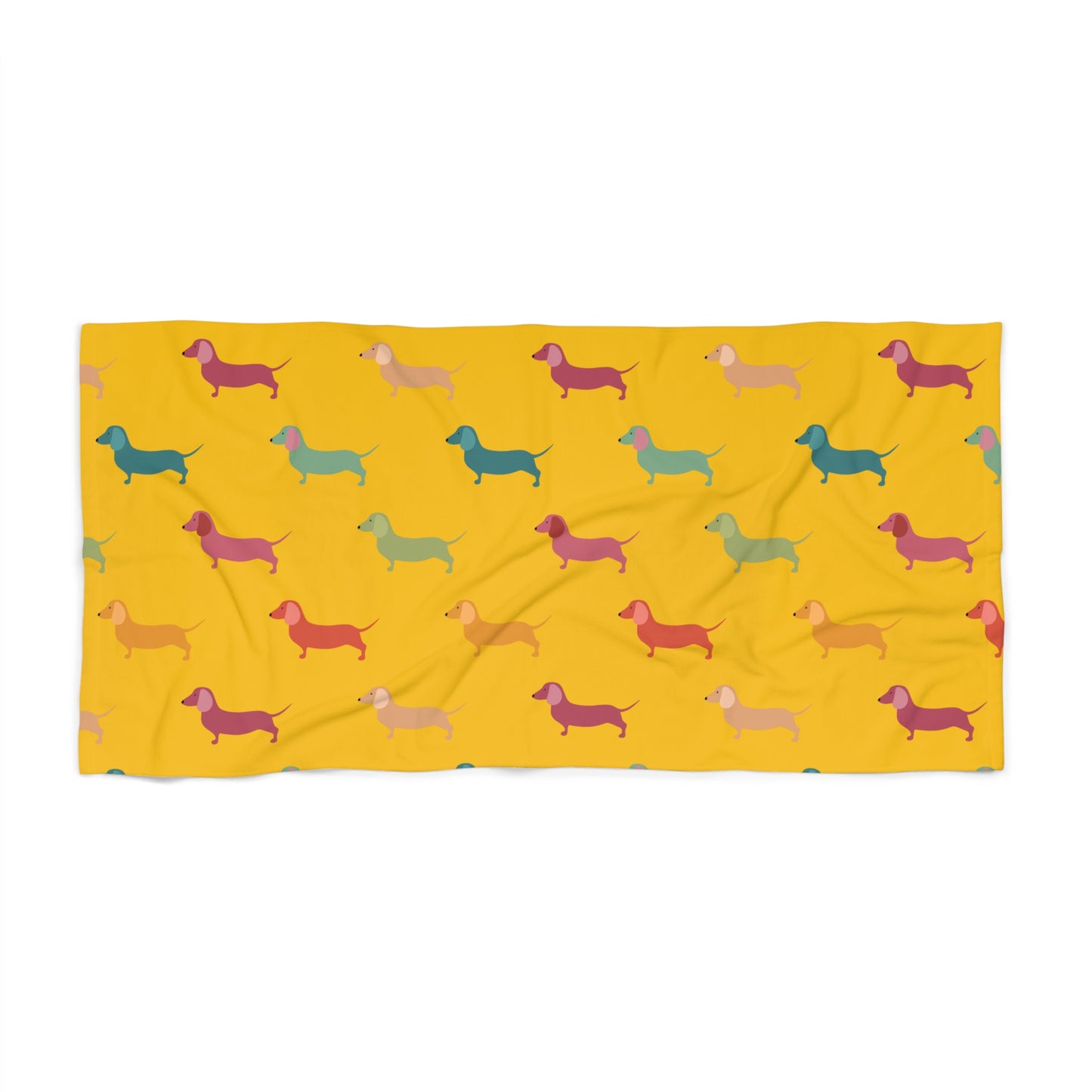 Copy of Colorful Dachshund Beach Towel - Fun Summer Accessory for Pet Lovers, Dog Lovers, Pool, Beach Days, Gifts